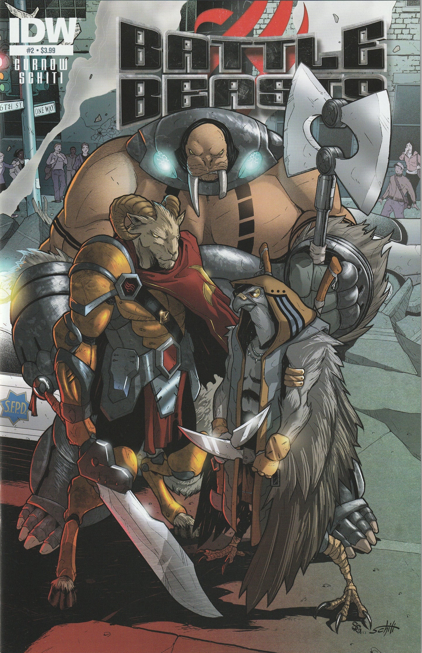 Battle Beasts (2012) - 4 issue mini series