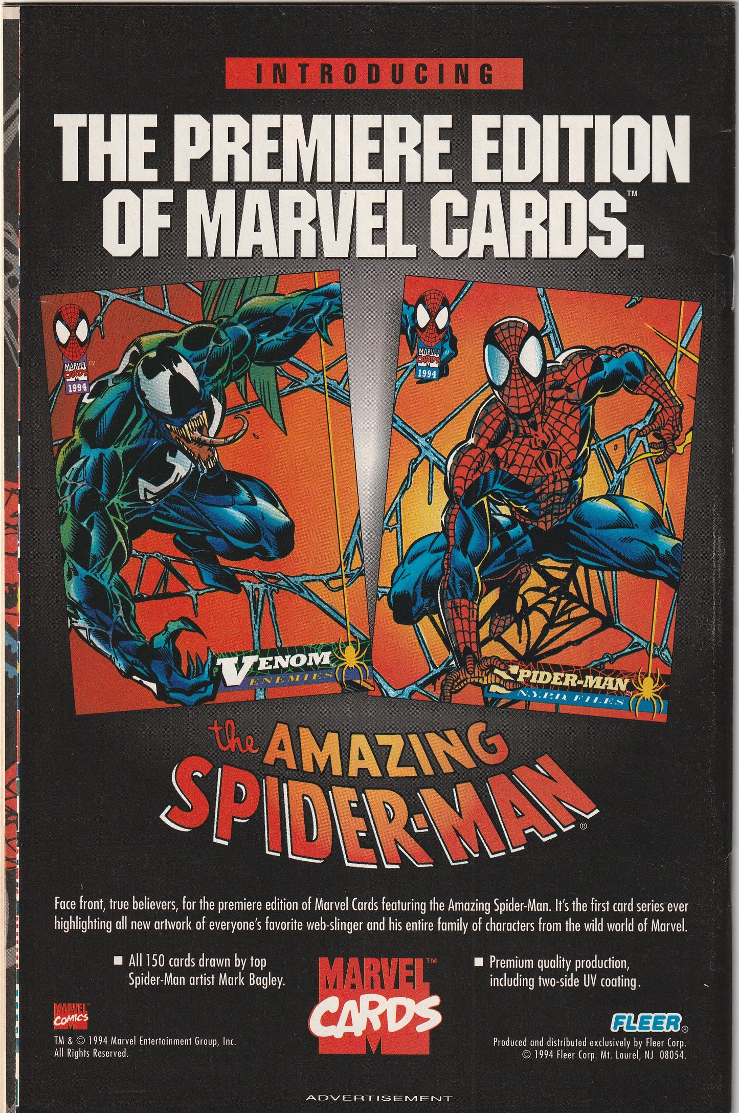 Punisher 2099 #16 (1994) - Marvel Masterworks cards attached