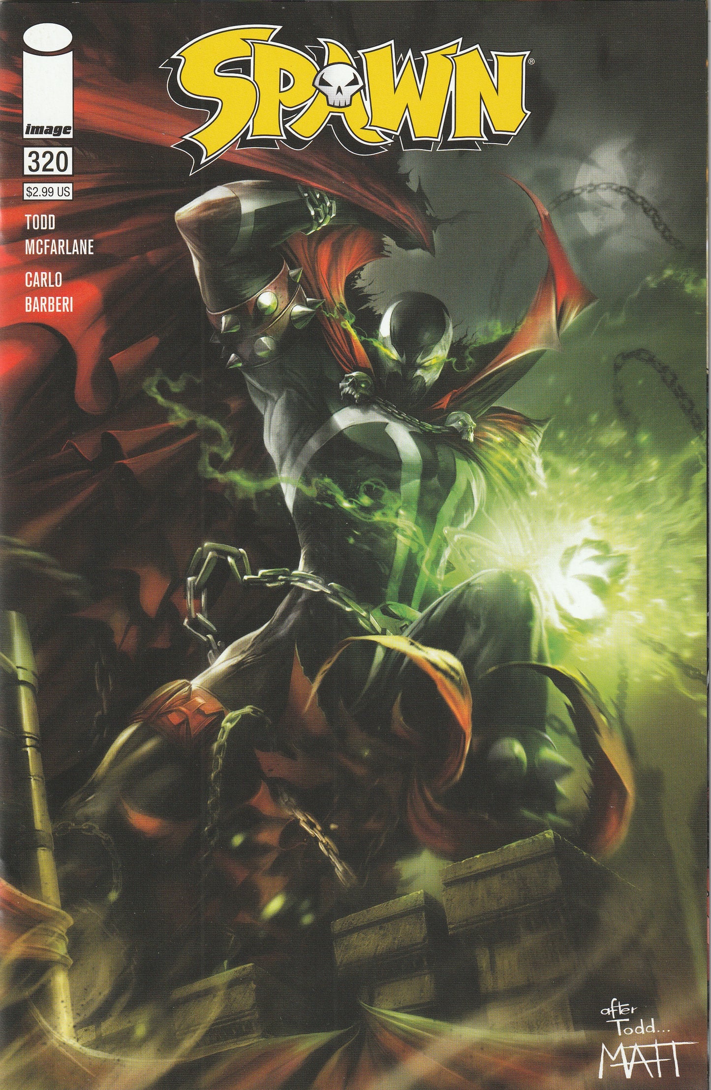Spawn #320 (2021) - Cover C Francesco Mattina Variant Cover