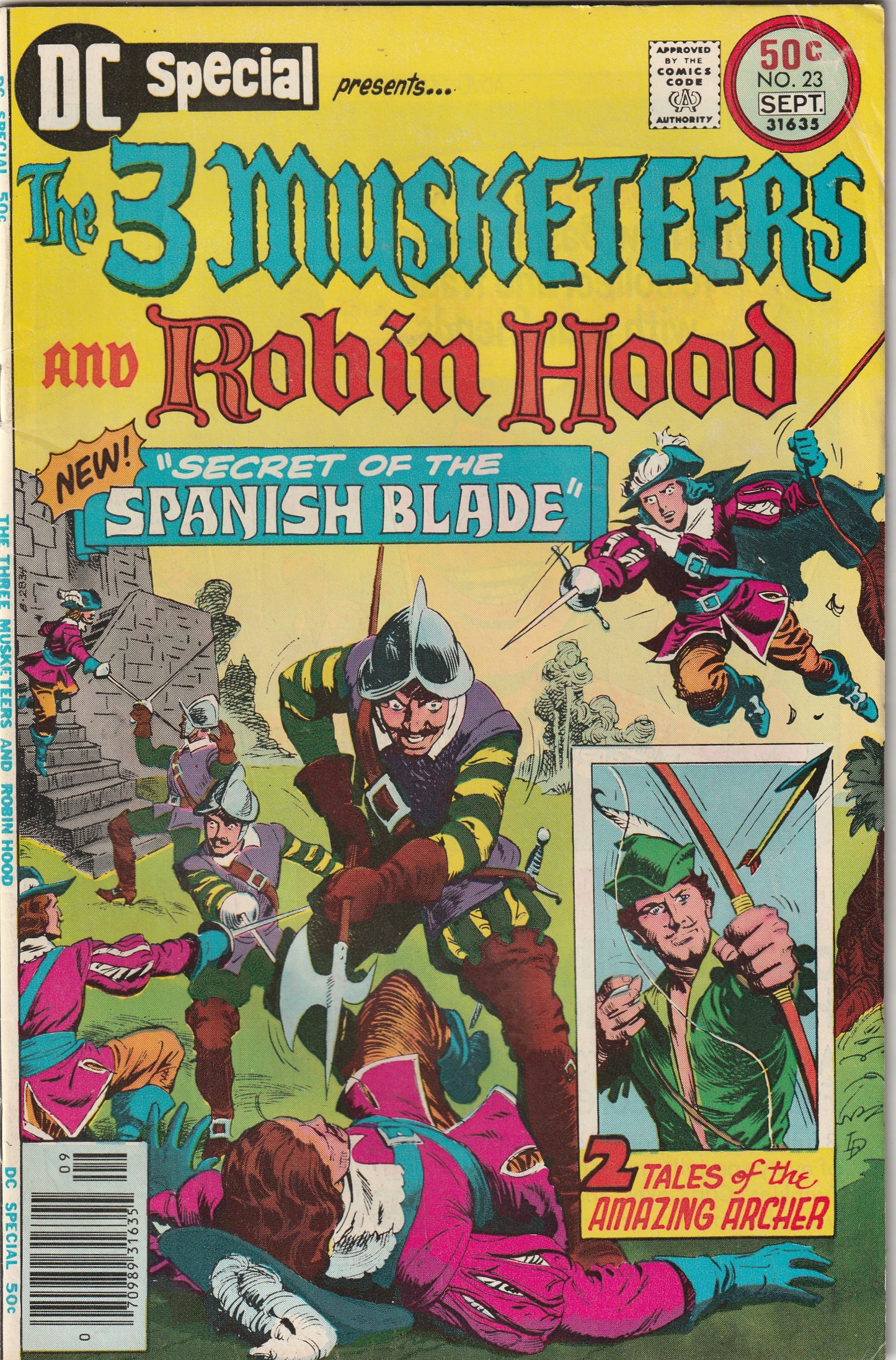 DC Special #23 (1976) Presents The 3 Musketeers and Robin Hood