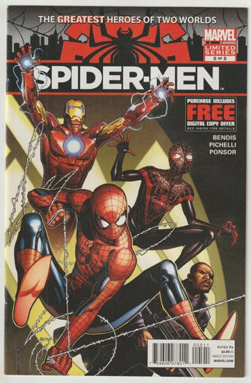 Spider-Men (2012) - 5 issue mini series - Peter Parker & Miles Morales meet
