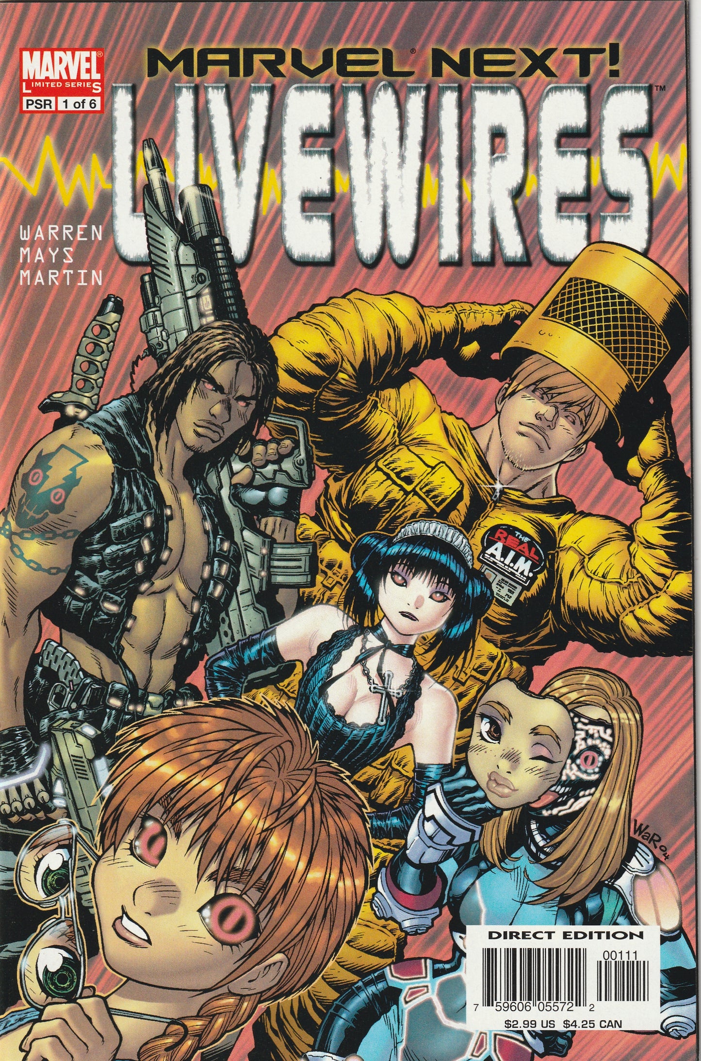 Livewires (2005) - 6 issue mini series - Adam Warren