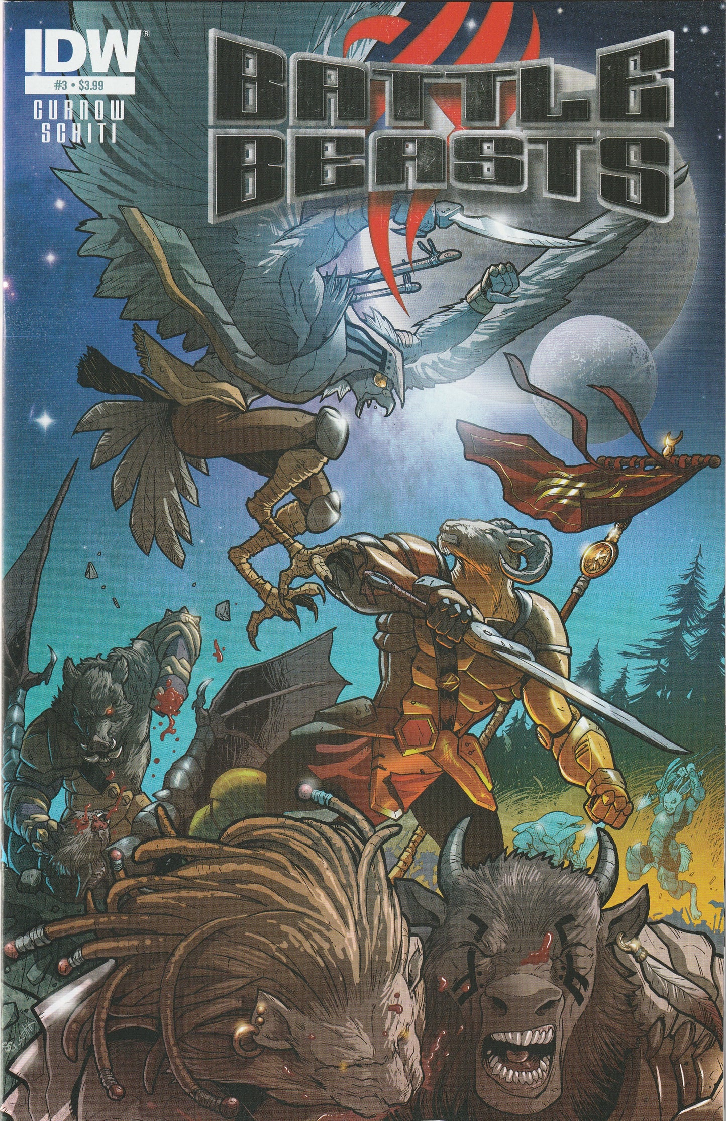 Battle Beasts (2012) - 4 issue mini series
