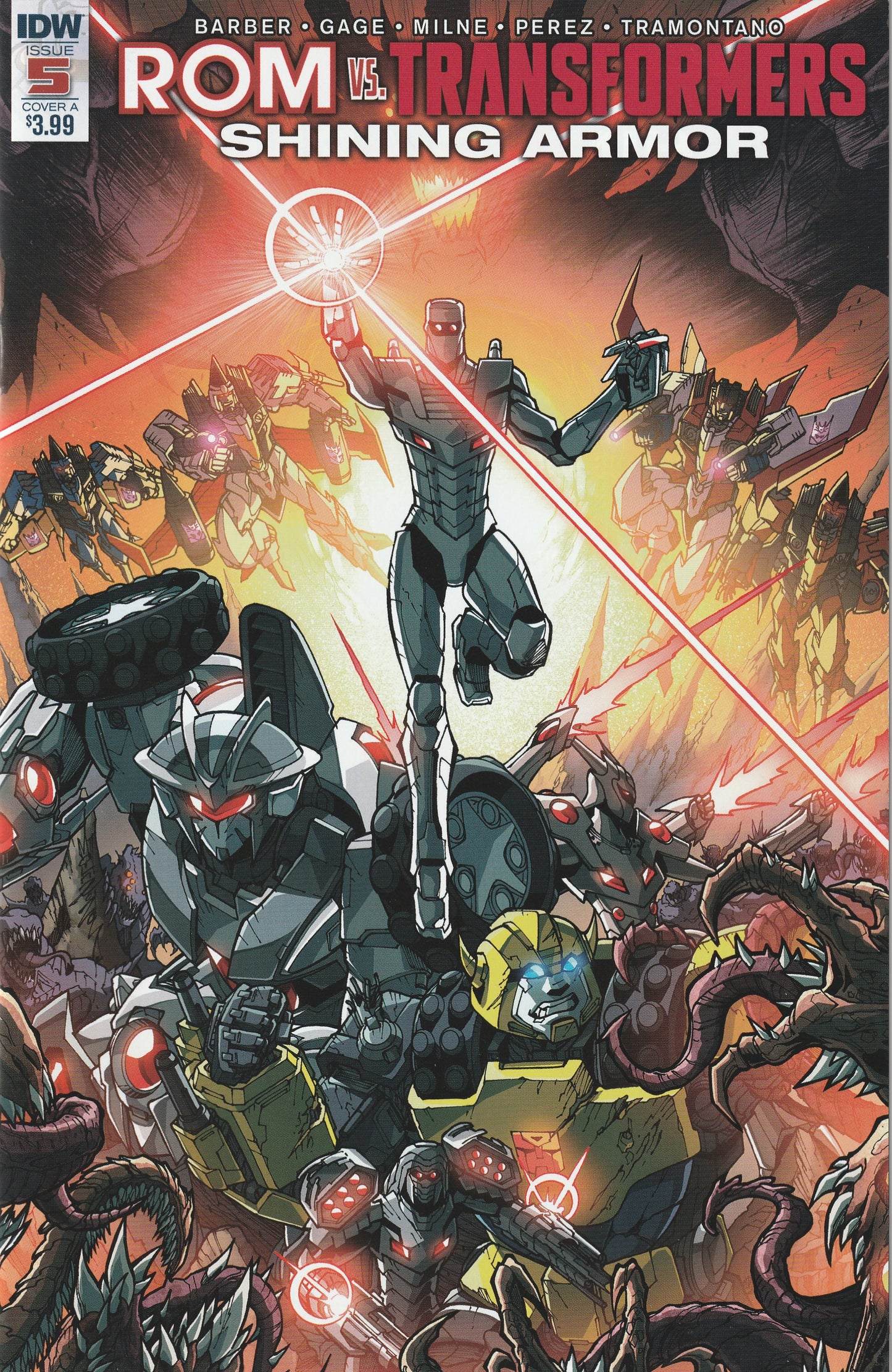 ROM vs TransFormers (2017) - 5 issue mini series