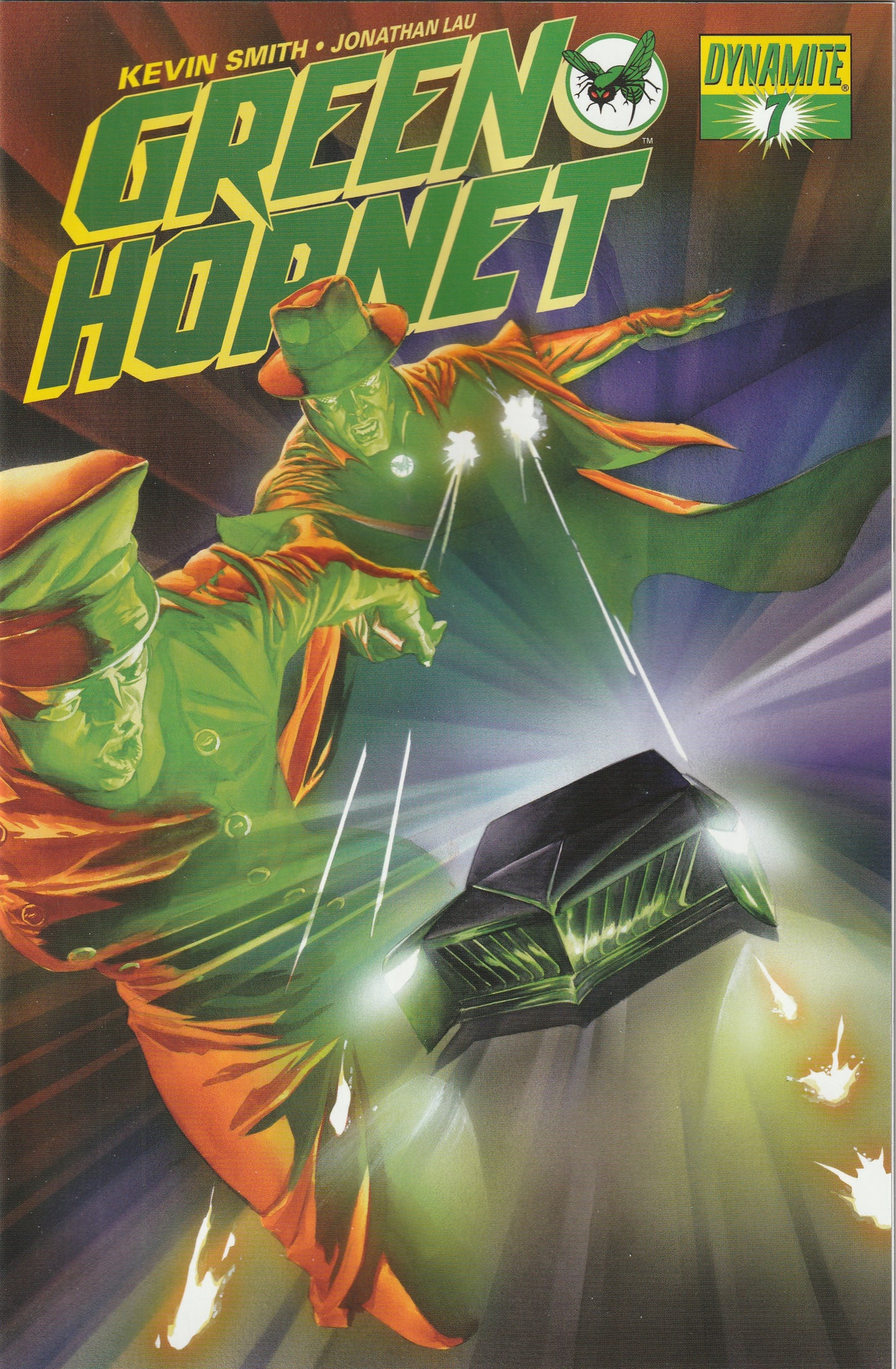 Green Hornet #7 (2010) - Kevin Smith, Alex Ross Cover