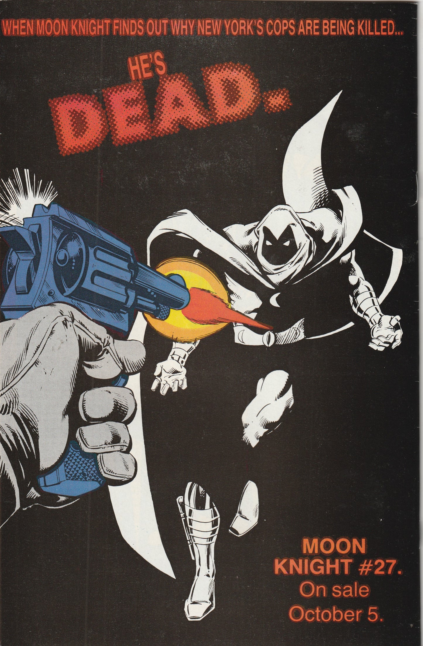 Moon Knight #26 (Vol 1, 1982) - Bill Sienkiewicz cover