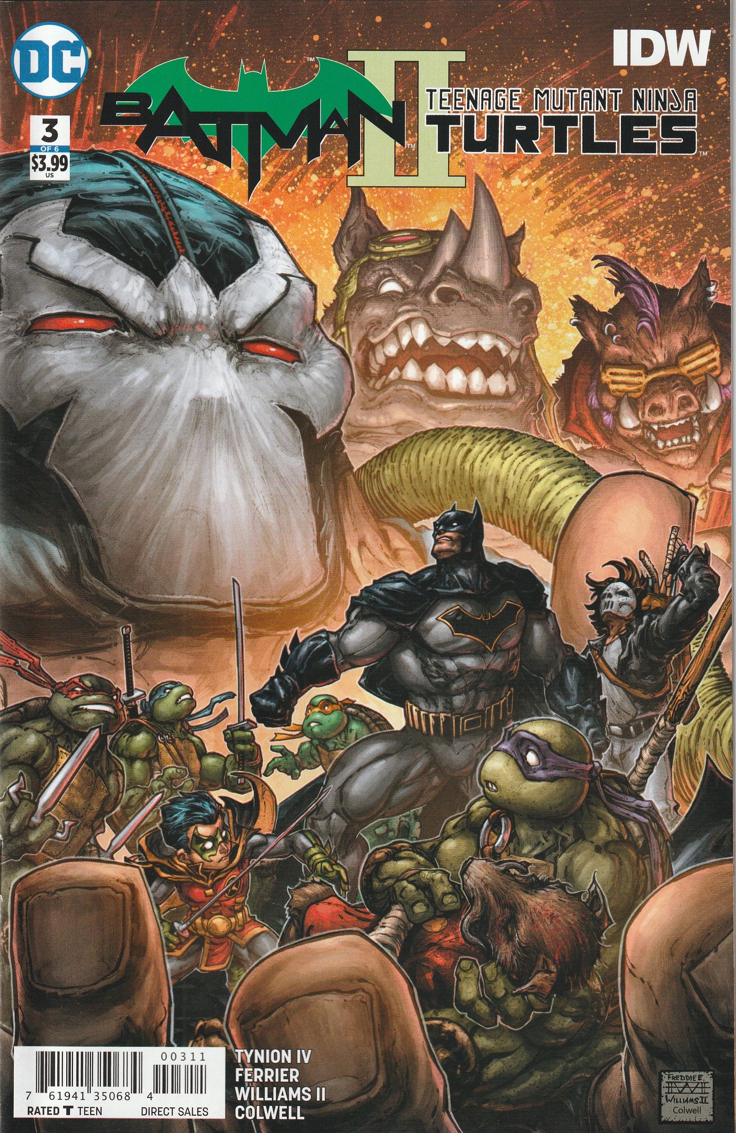 Batman / Teenage Mutant Ninja Turtles II #3 (2018)