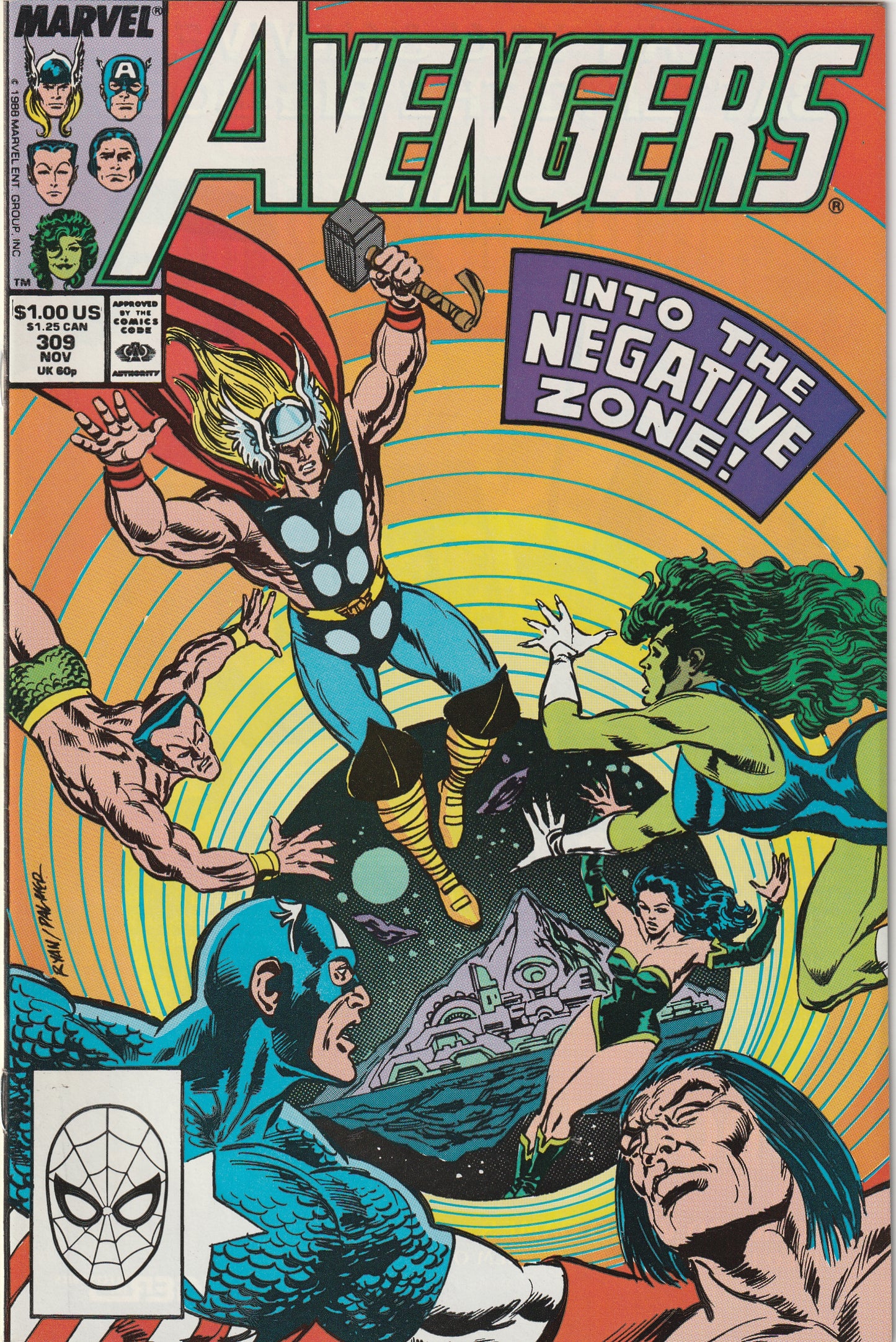 Avengers #309 (1989) - Blastaar Appearance