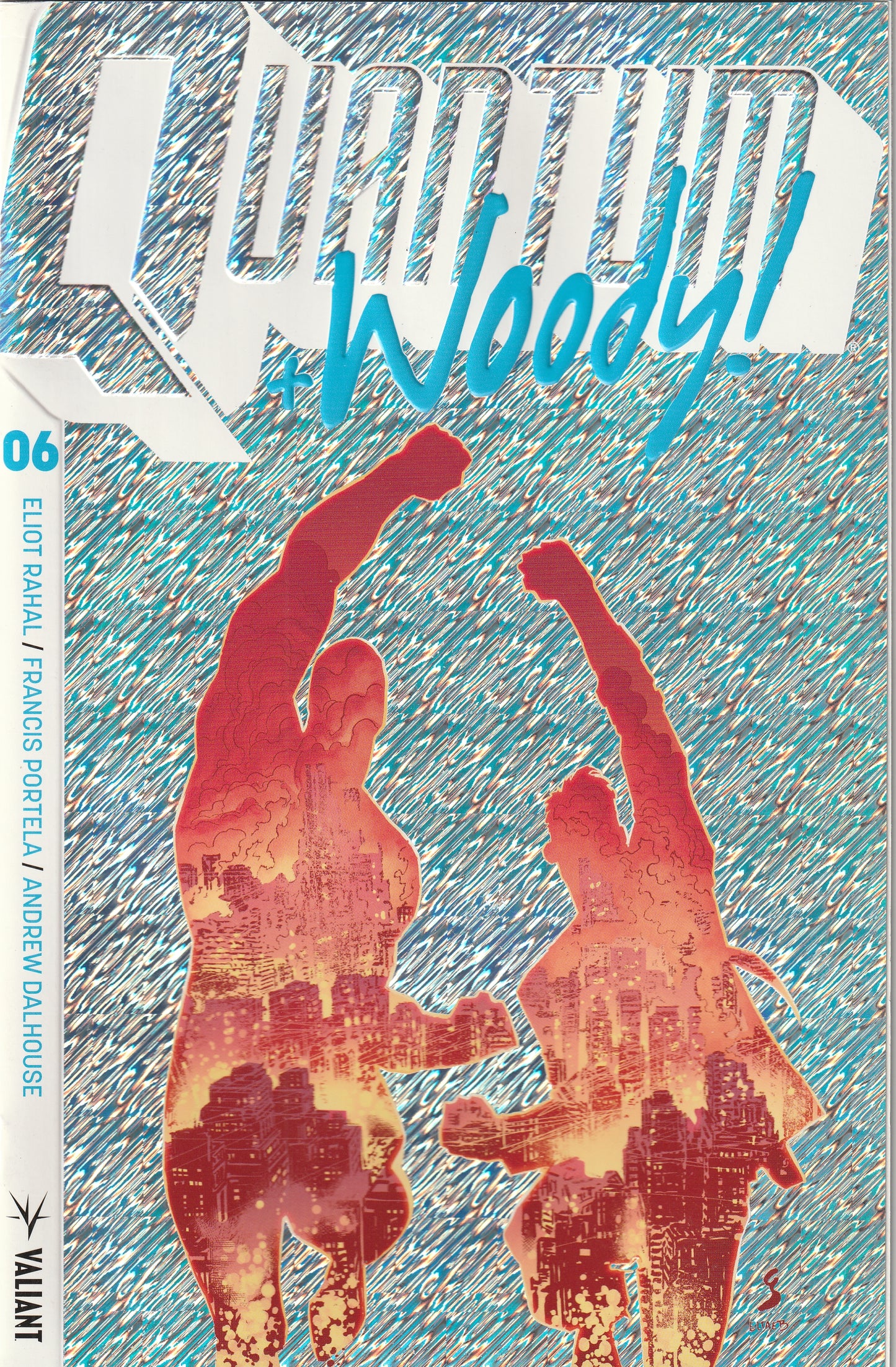 Quantum & Woody #6 (2018) - Cover B by Geoff Shaw (Extreme Ultra-Foil Cover)