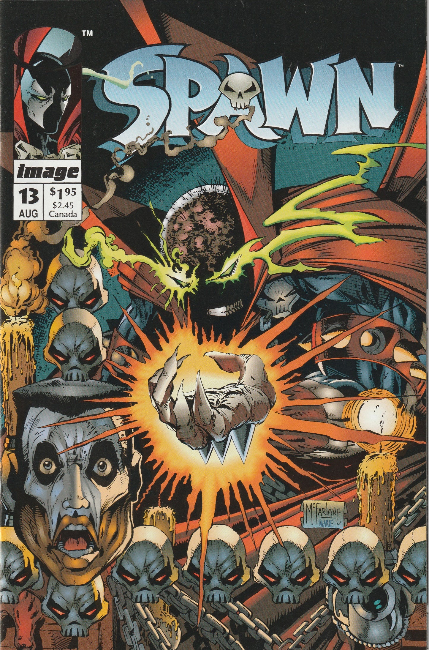 Spawn #13 (1993) - Spawn poster by Walter Simonson