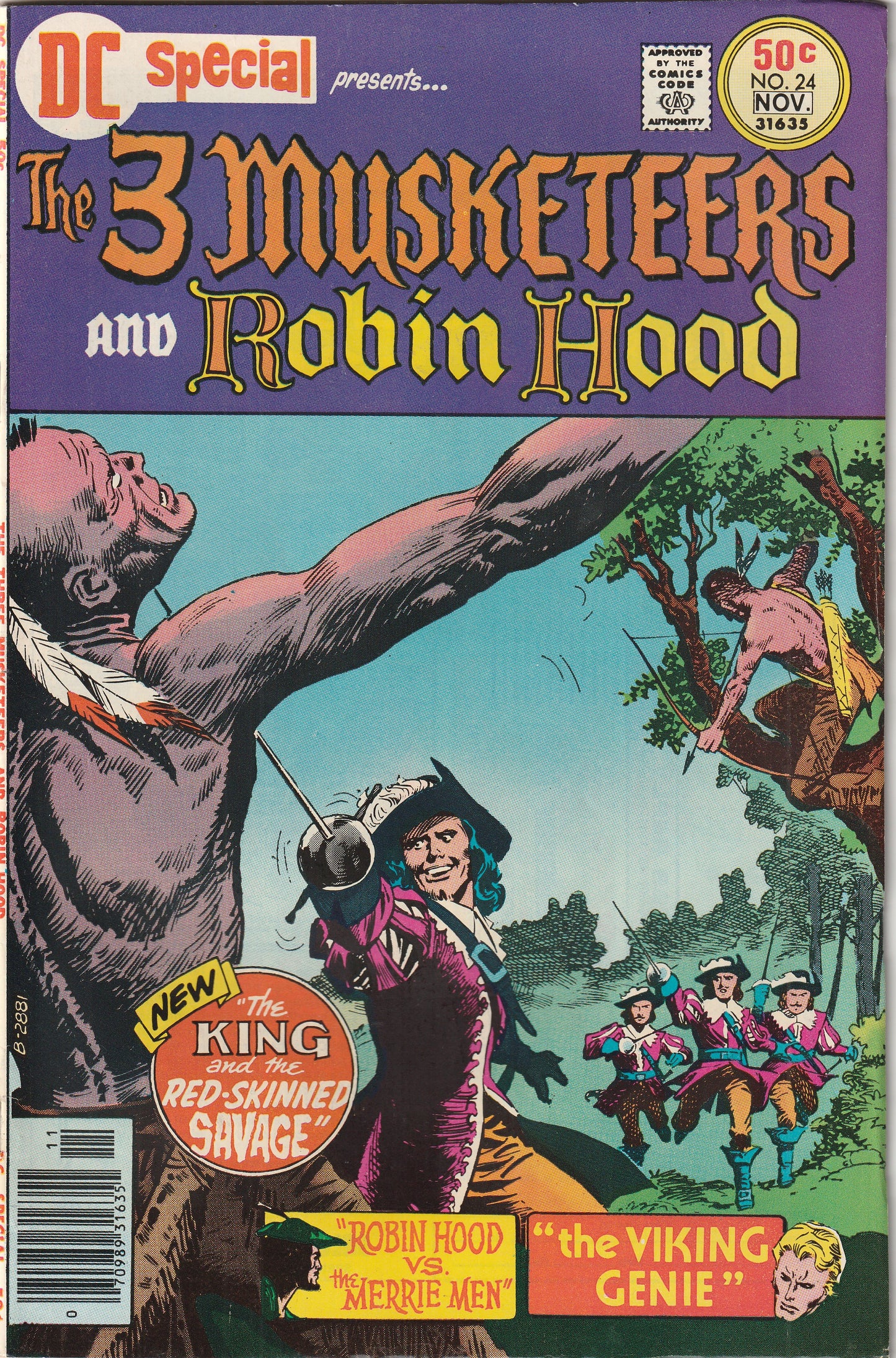 DC Special #24 (1976) Presents The 3 Musketeers and Robin Hood