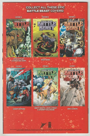 Invincible Universe: Battle Beast #4 (2025) - Cover B by Ryan Sook