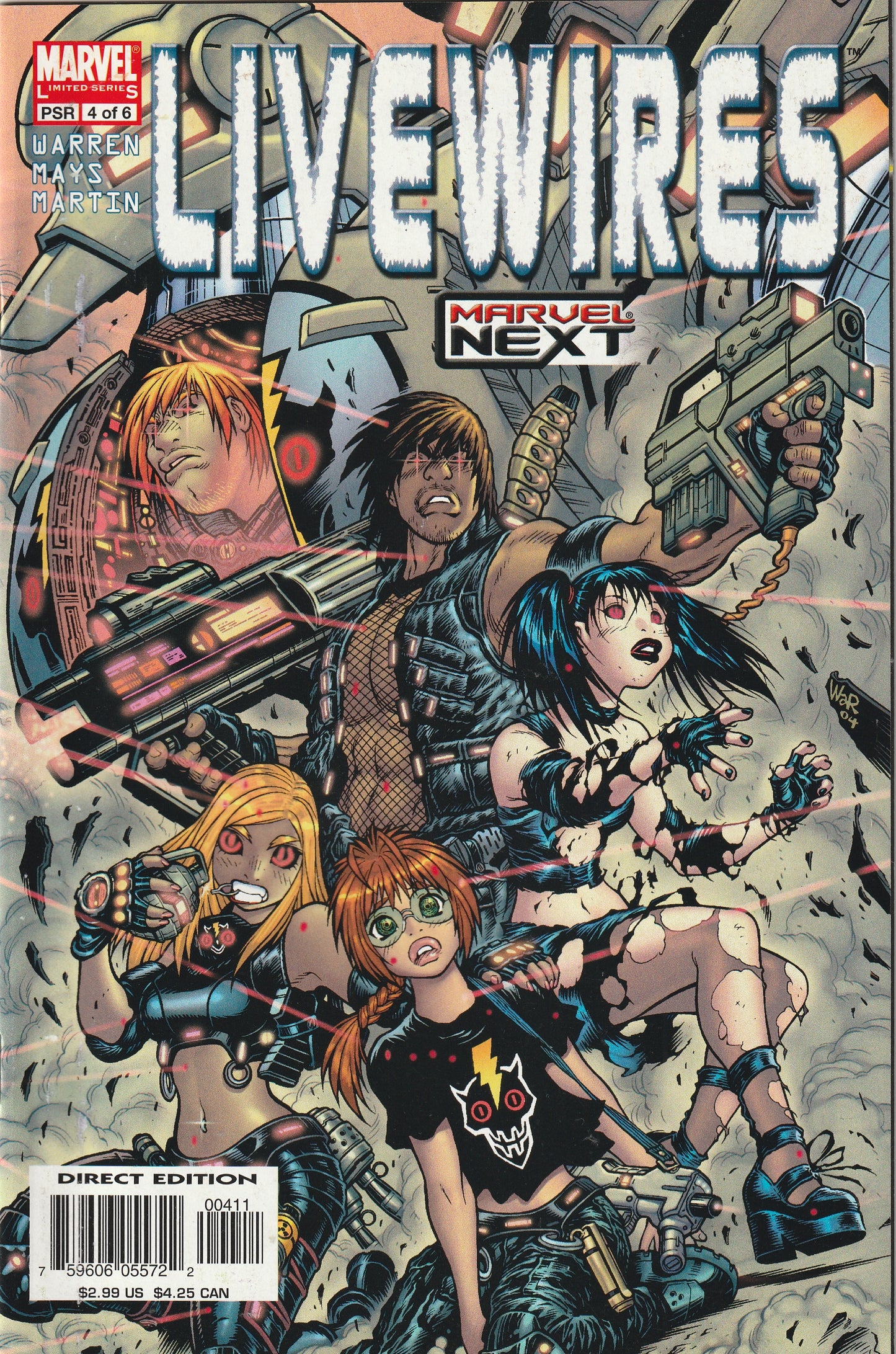 Livewires (2005) - 6 issue mini series - Adam Warren