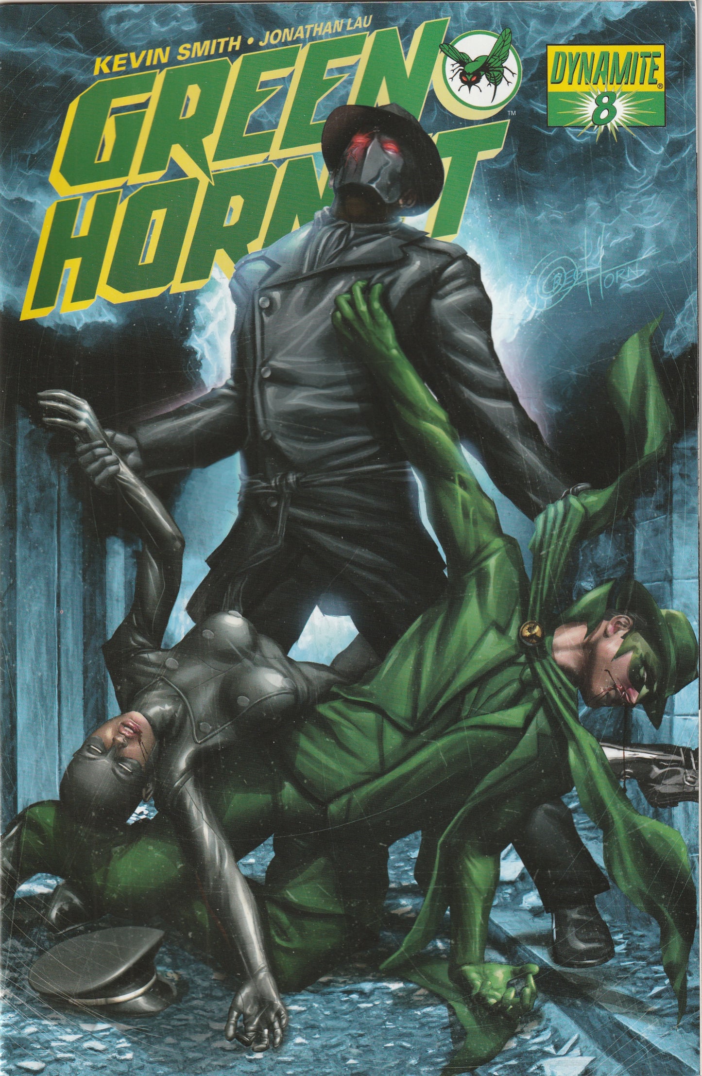 Green Hornet #8 (2010) - Kevin Smith, Greg Horn Cover