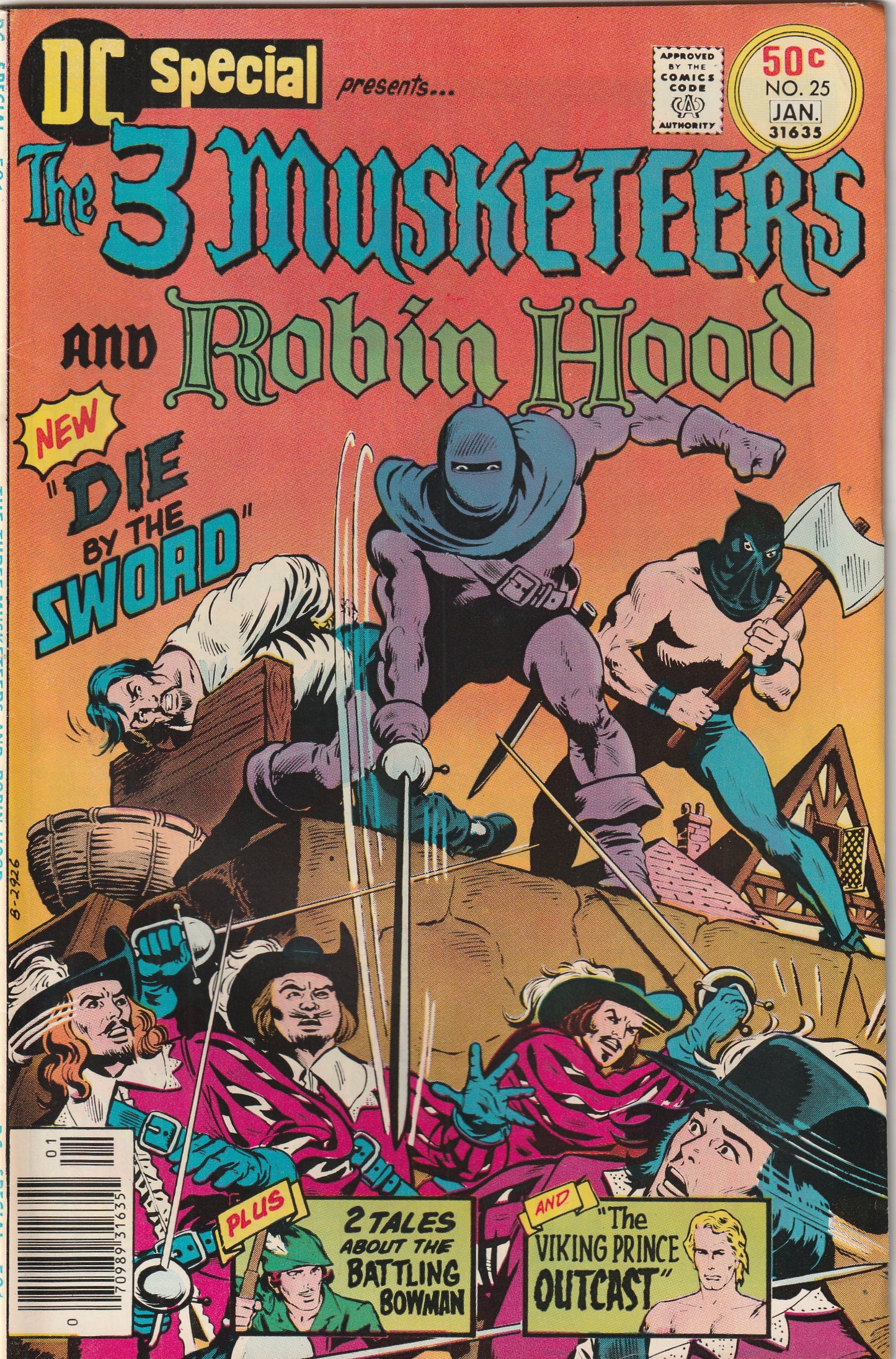 DC Special #25 (1977) Presents The 3 Musketeers and Robin Hood