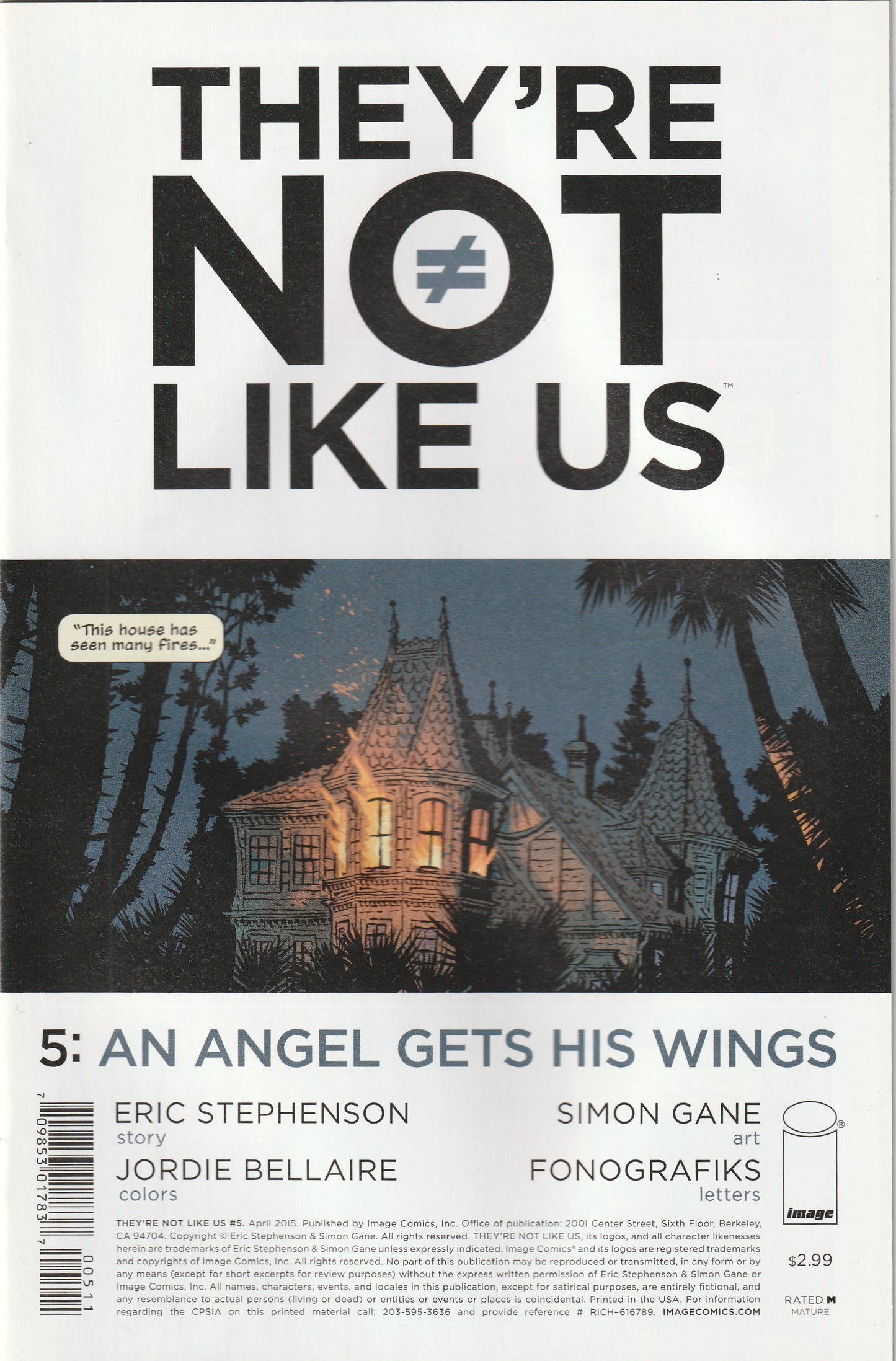 They're Not Like Us #5 (2015)