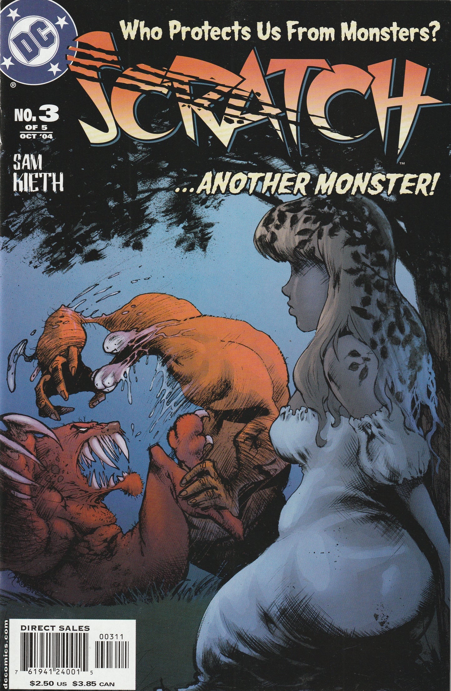 Scratch (2004) - Complete 5 issue mini-series, Sam Kieth