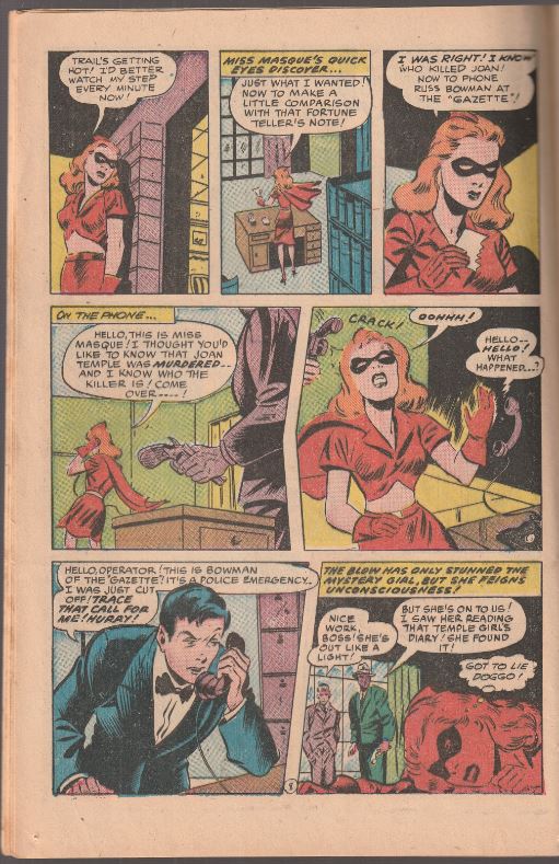 America's Best Comics #28 (1948) - Alex Schomberg (Xela) cover, George Tuska Black Terror