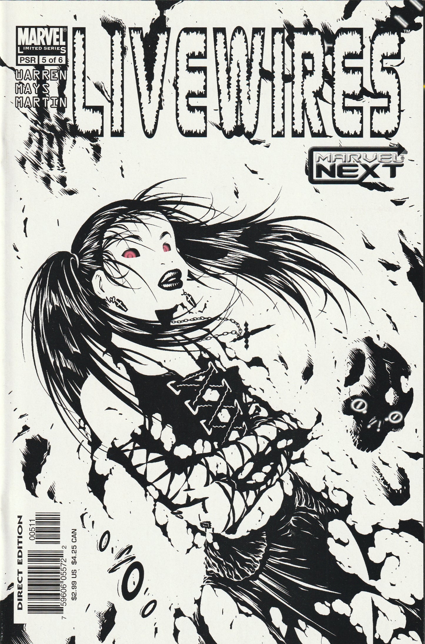 Livewires (2005) - 6 issue mini series - Adam Warren