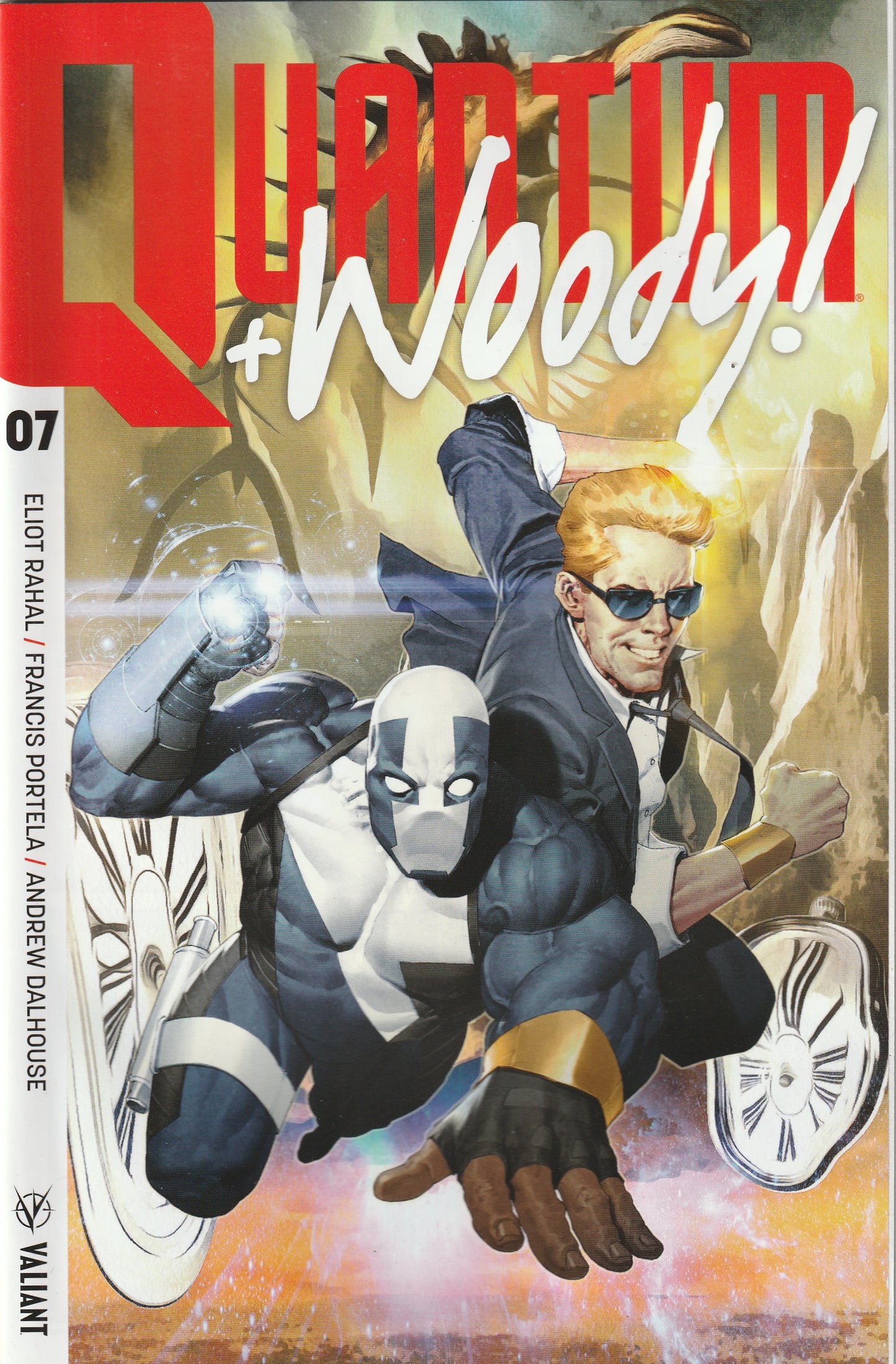 Quantum & Woody #7 (2018) - Cover A by Ariel Olivetti