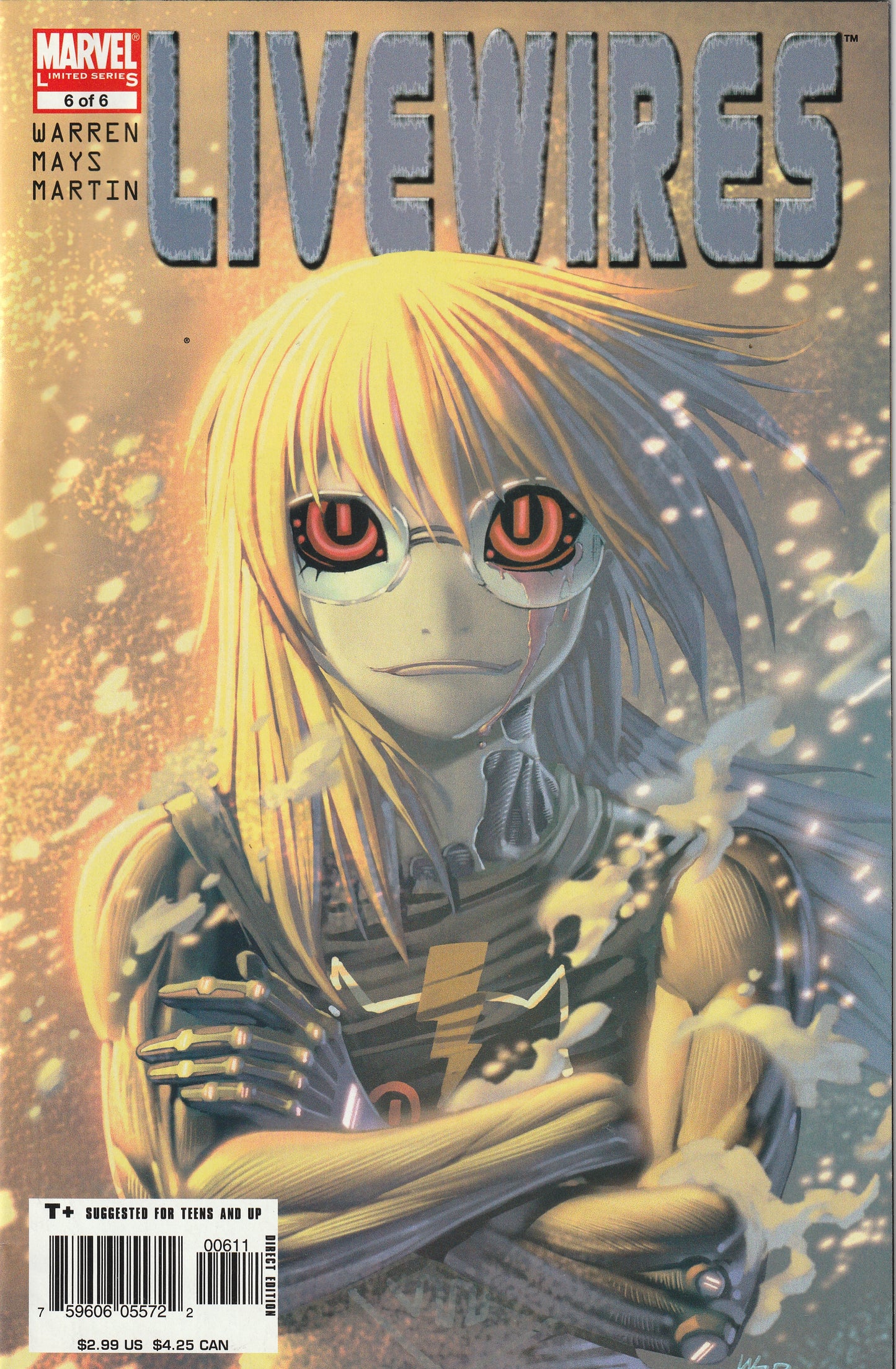 Livewires (2005) - 6 issue mini series - Adam Warren