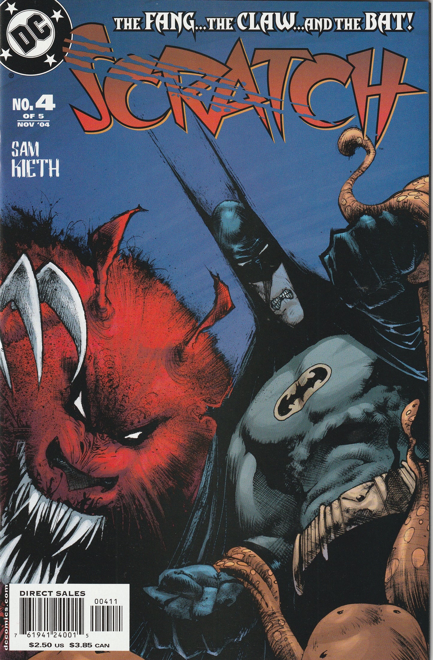 Scratch (2004) - Complete 5 issue mini-series, Sam Kieth