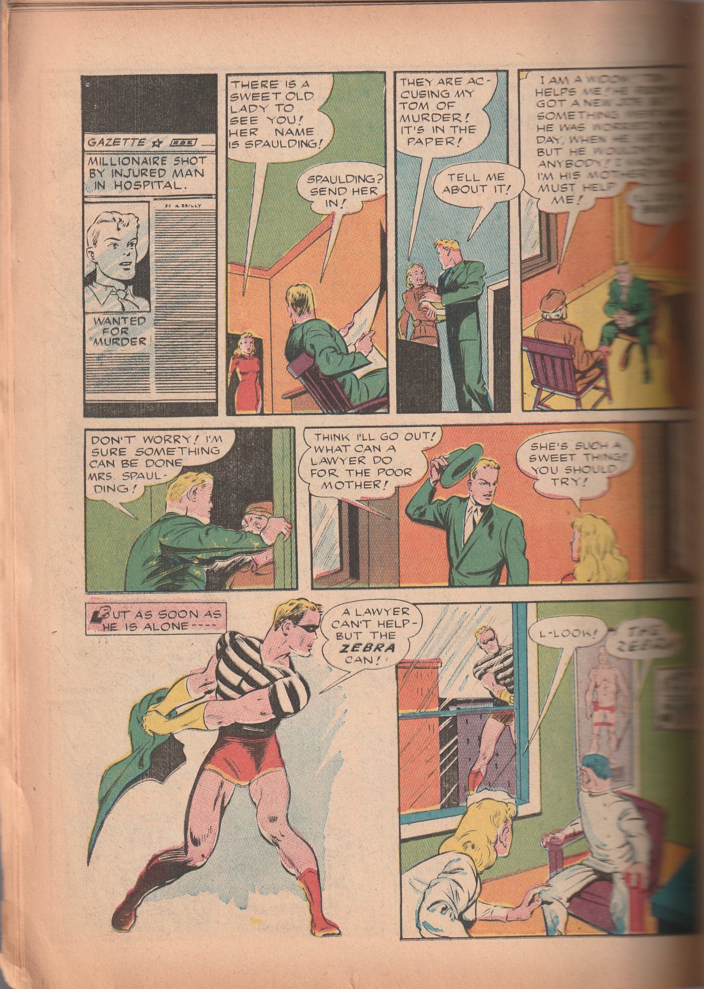 Green Hornet Vol 1 #12 (1943) - 1st World War II cover on title