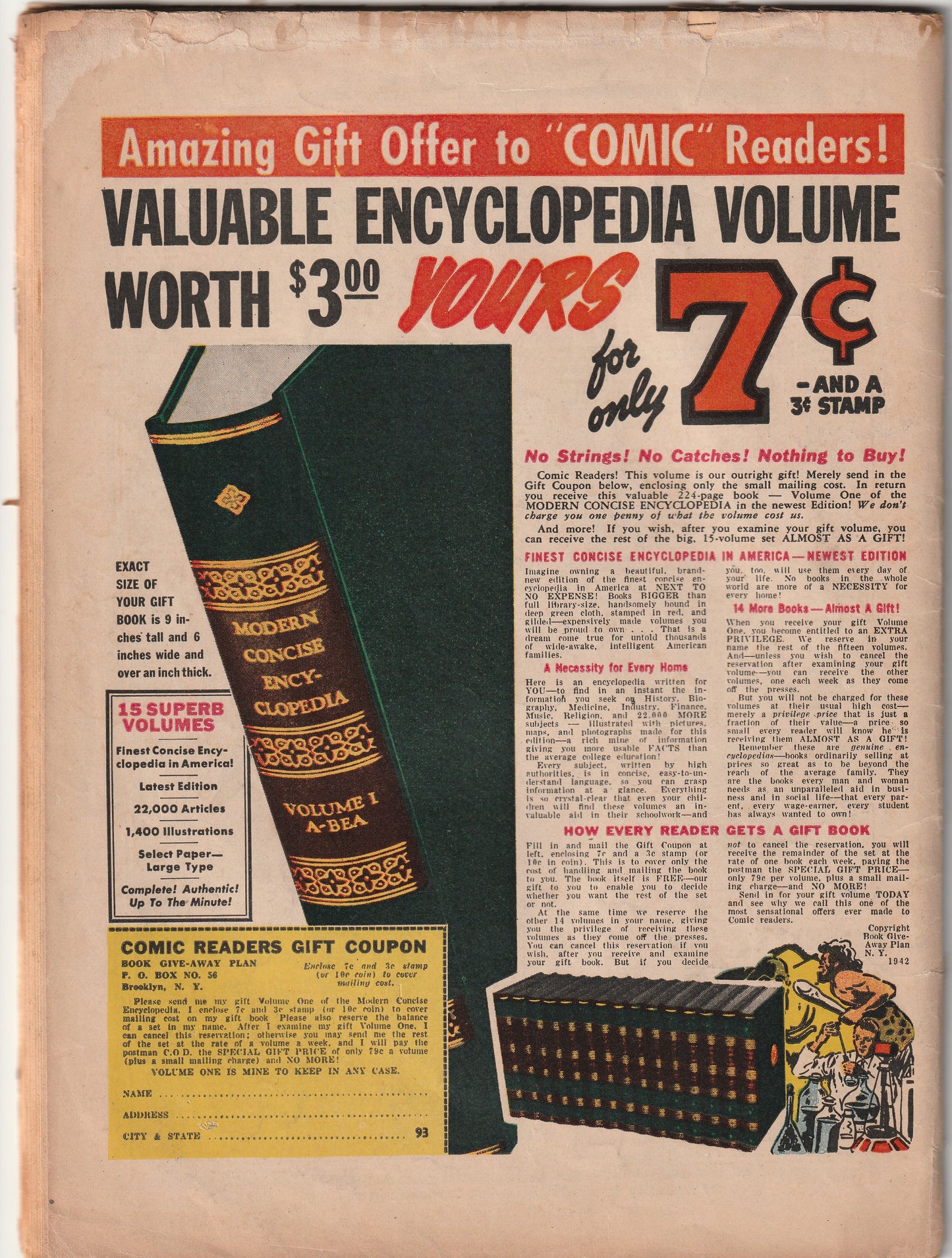 ZIP Comics #29 (1942) - The Hyena appearance