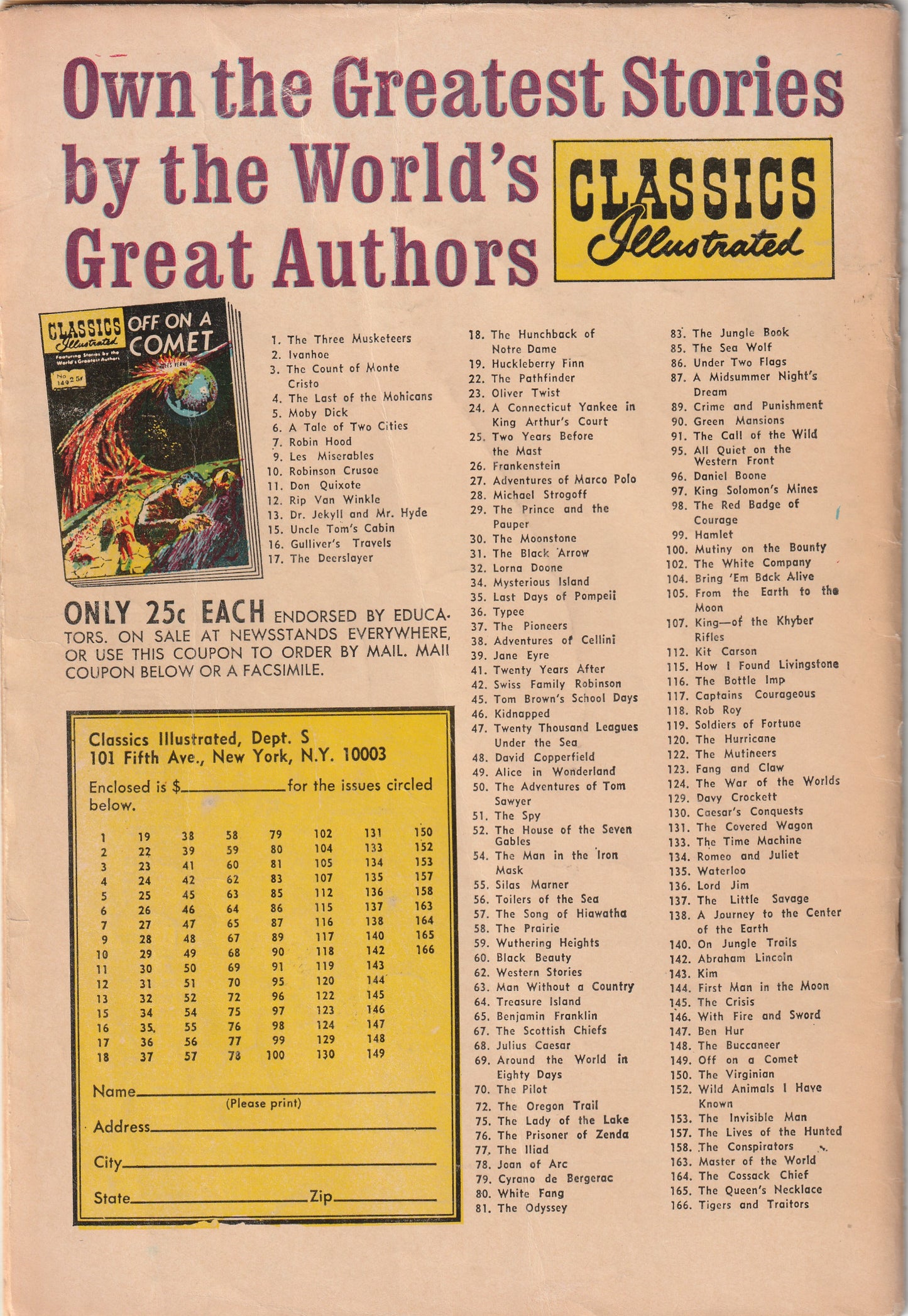 Classics Illustrated #165 - The Queen's Necklace (1968)