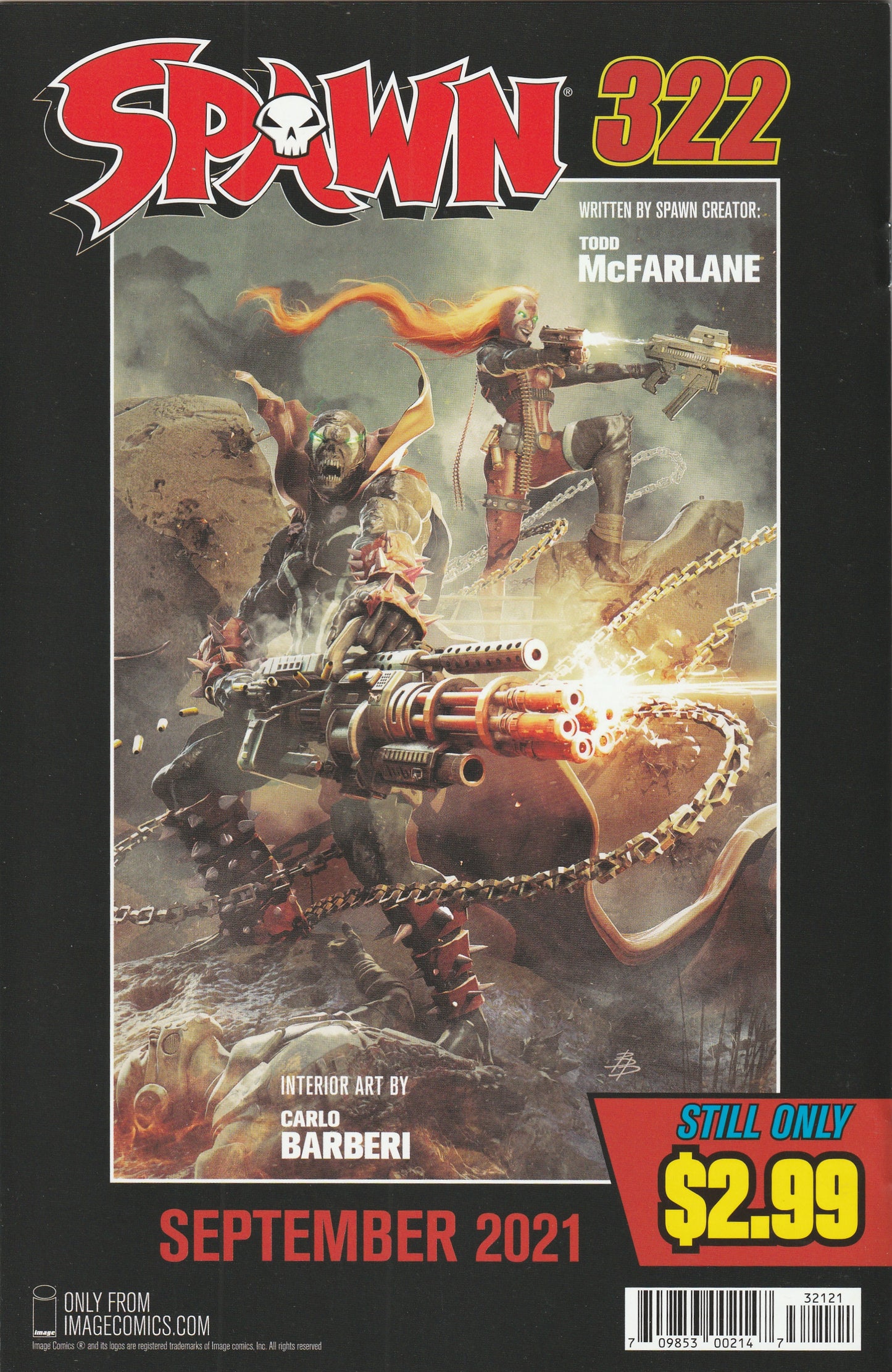Spawn #321 (2021) - Cover B Todd McFarlane Variant Cover