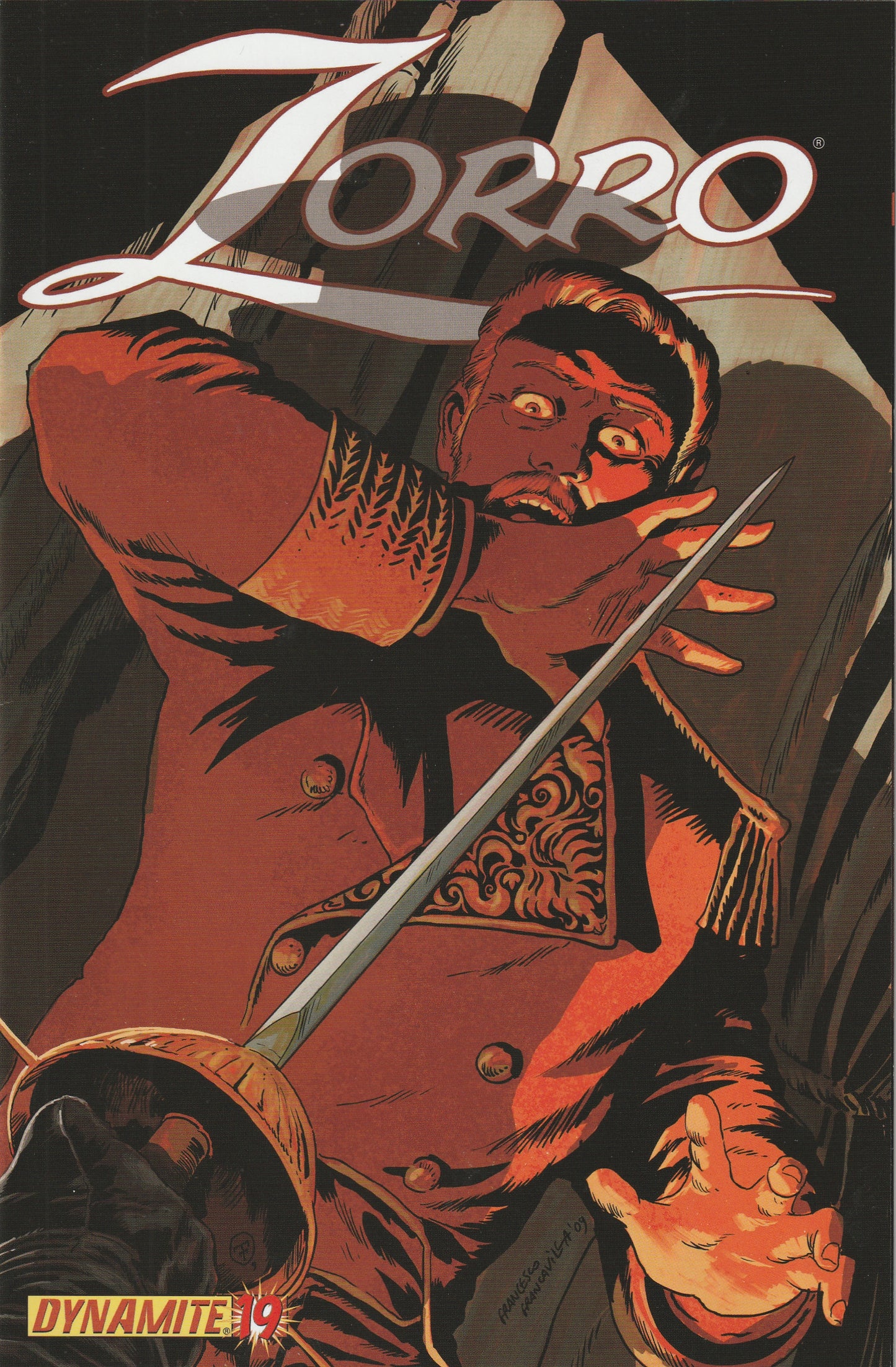 Zorro #19 (2010) - Cover B Francesco Francavilla