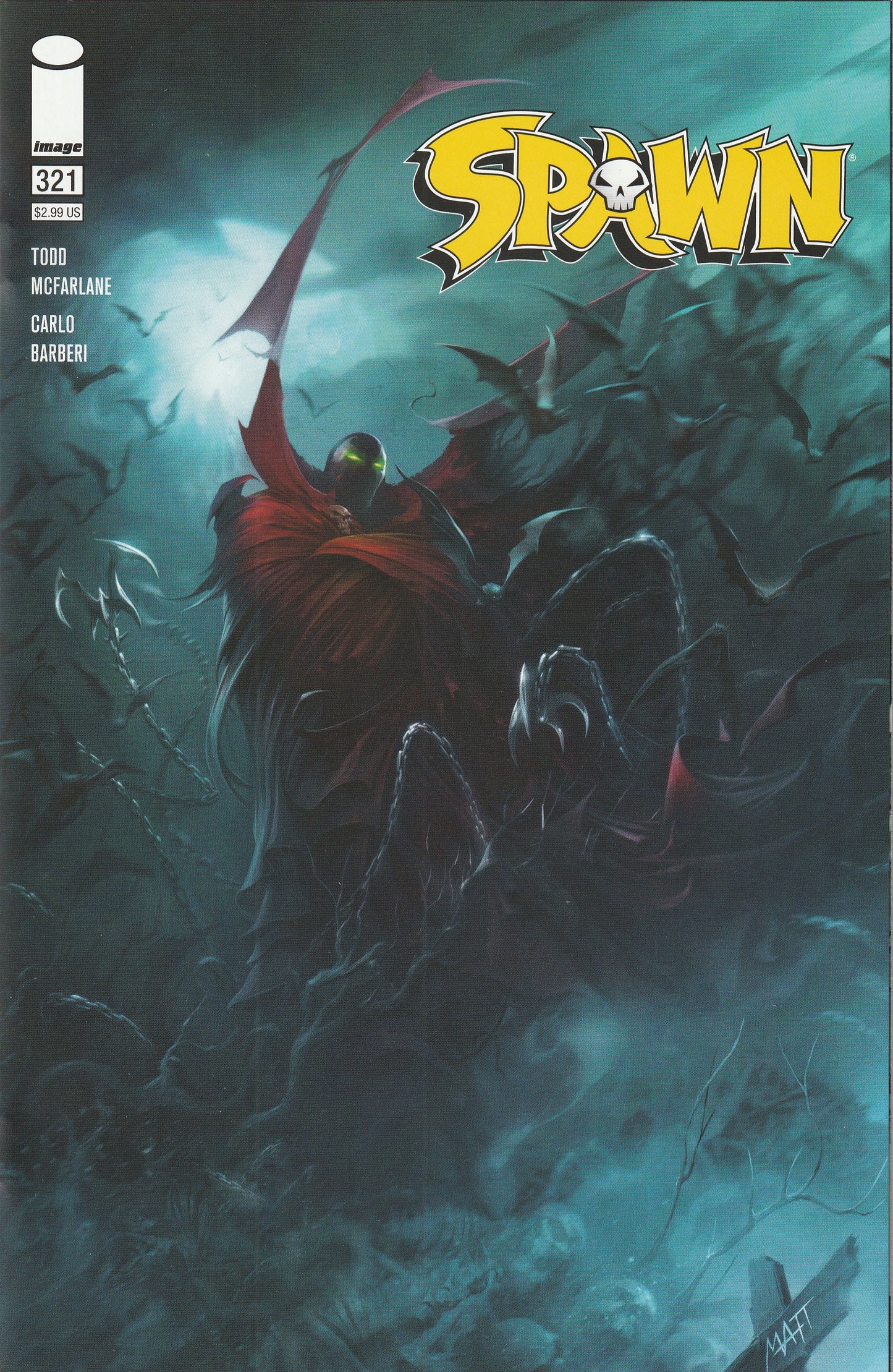 Spawn #321 (2021) - Cover C Francesco Mattina Variant Cover