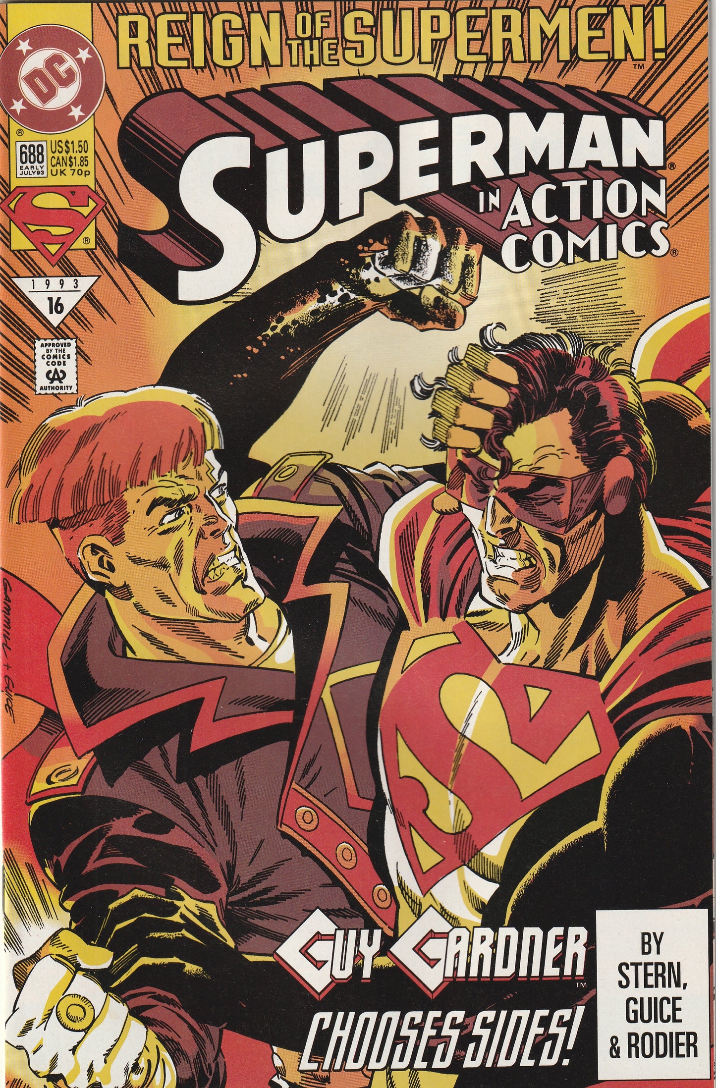 Action Comics #688 (1993) - Reign of the Supermen!