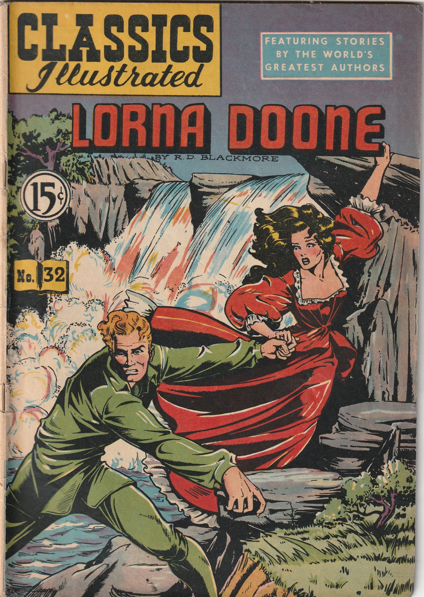 Classics Illustrated #32 - Lorna Doone (3rd printing, 1950)