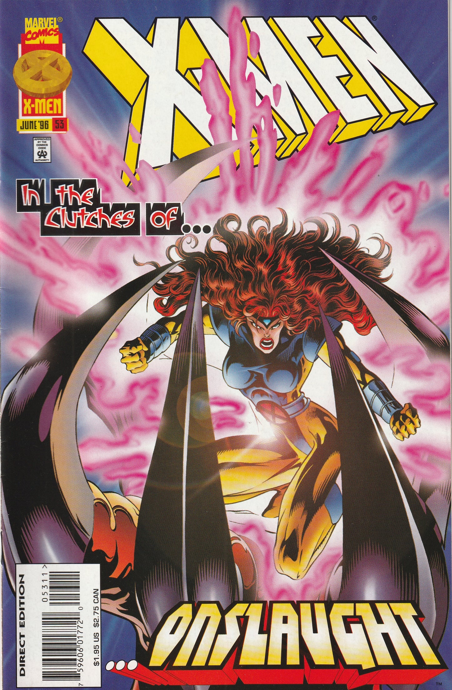 X-Men #53 (1996) - 1st Full Appearance of Onslaught (Charles Xavier)