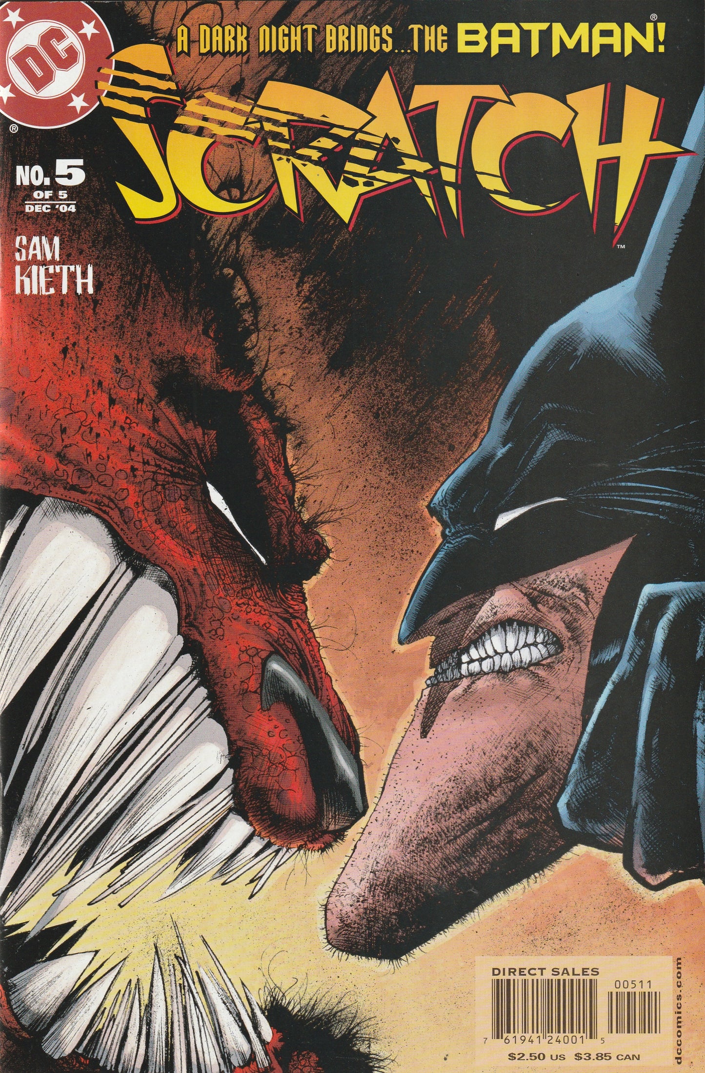 Scratch (2004) - Complete 5 issue mini-series, Sam Kieth