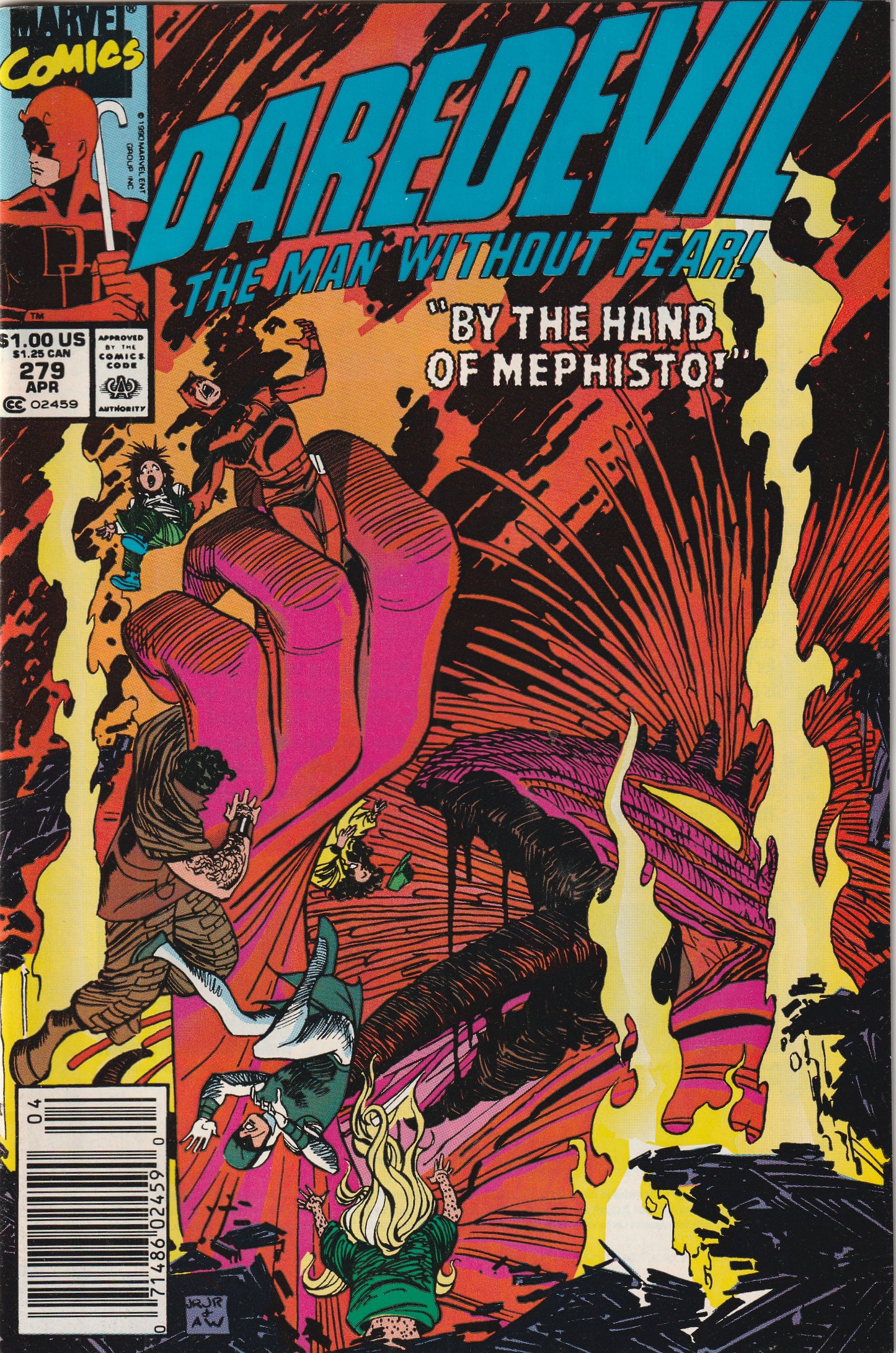 Daredevil #279 (1990) - Blackheart, Mephisto, Inhumans Appearance