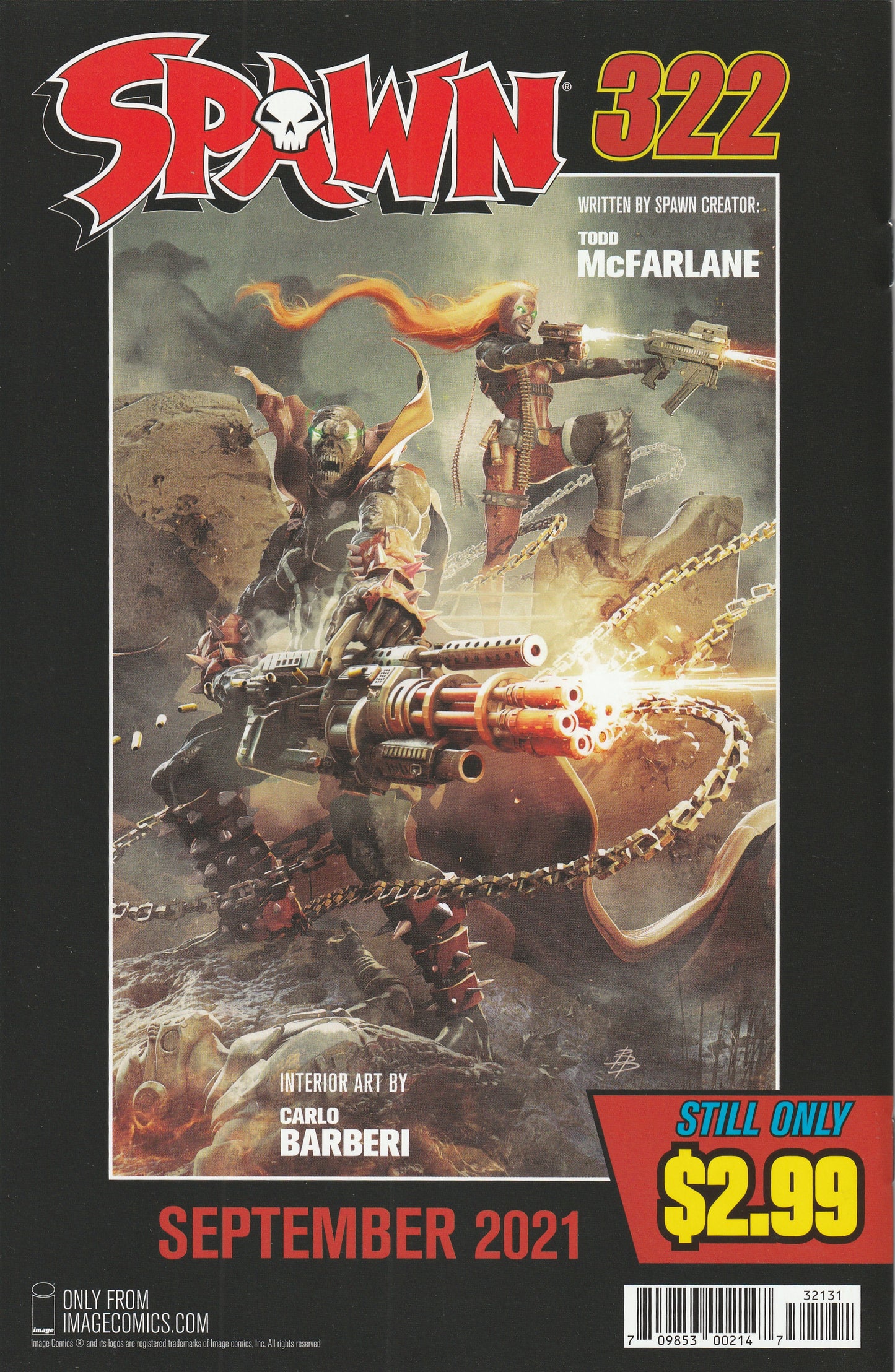 Spawn #321 (2021) - Cover C Francesco Mattina Variant Cover
