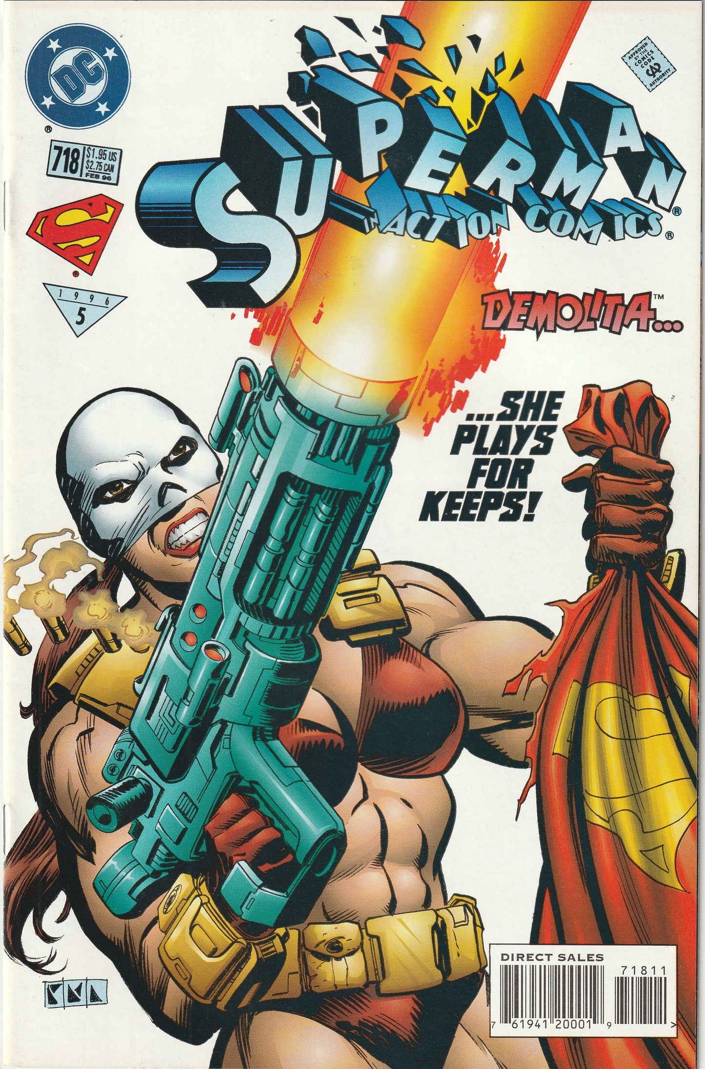 Action Comics #718 (1996) - 1st Appearance of Demolitia