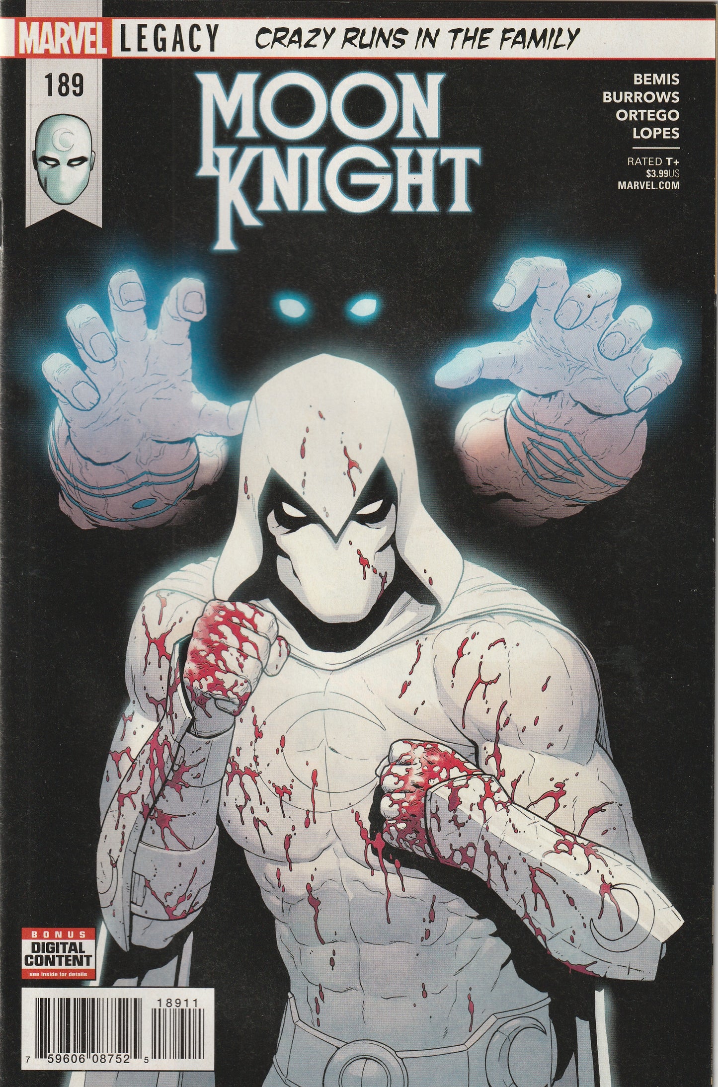 Moon Knight #189 (Vol 9, 2018) - 1st Appearance of The Truth