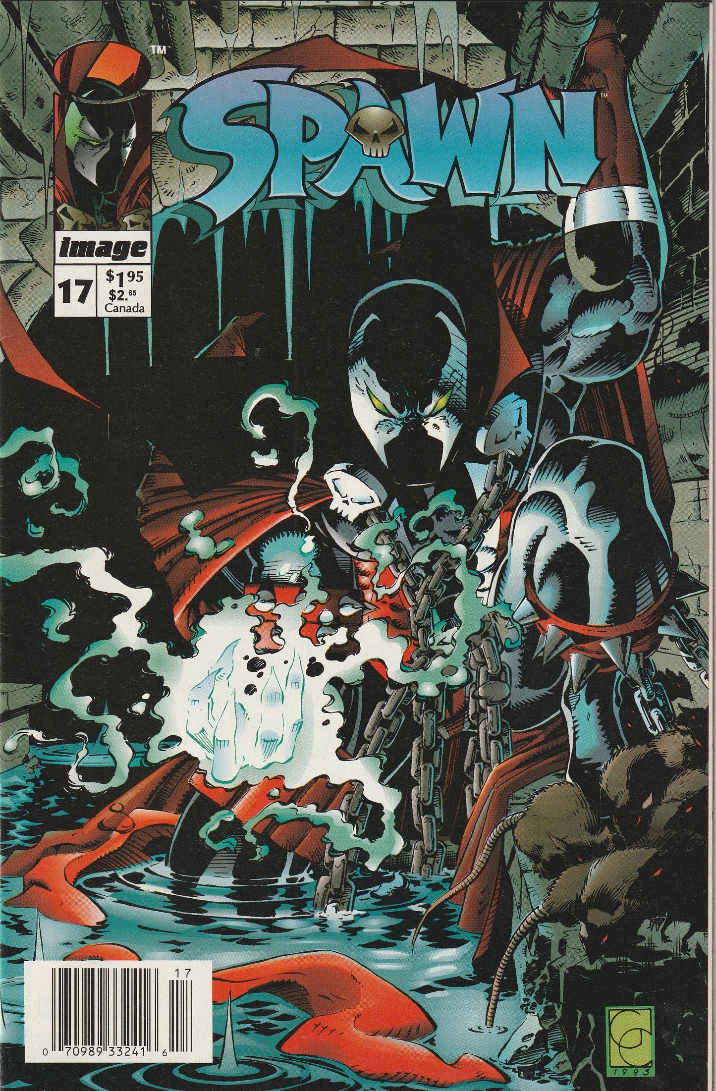 Spawn #17 (1994) - 1st full appearance Anti-Spawn
