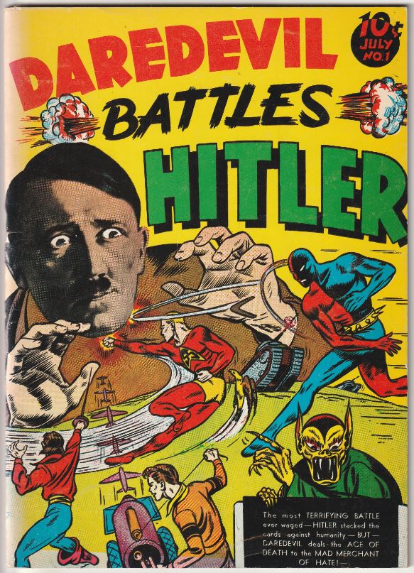 Flashback #1 - Reprints Daredevil #1 - Daredevil Battles Hitler (1973)
