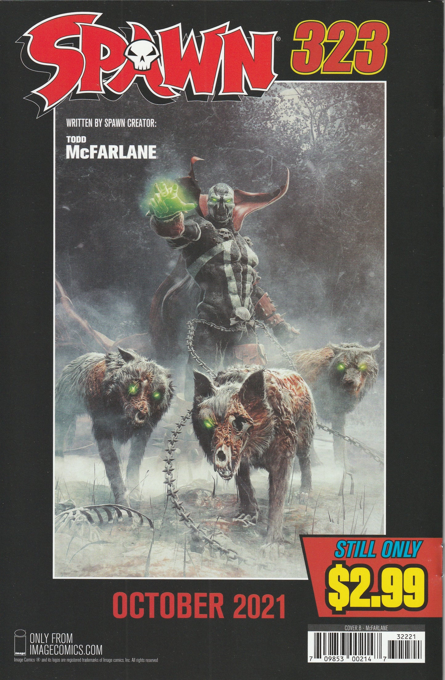 Spawn #322 (2021) - Cover B Todd McFarlane Variant Cover