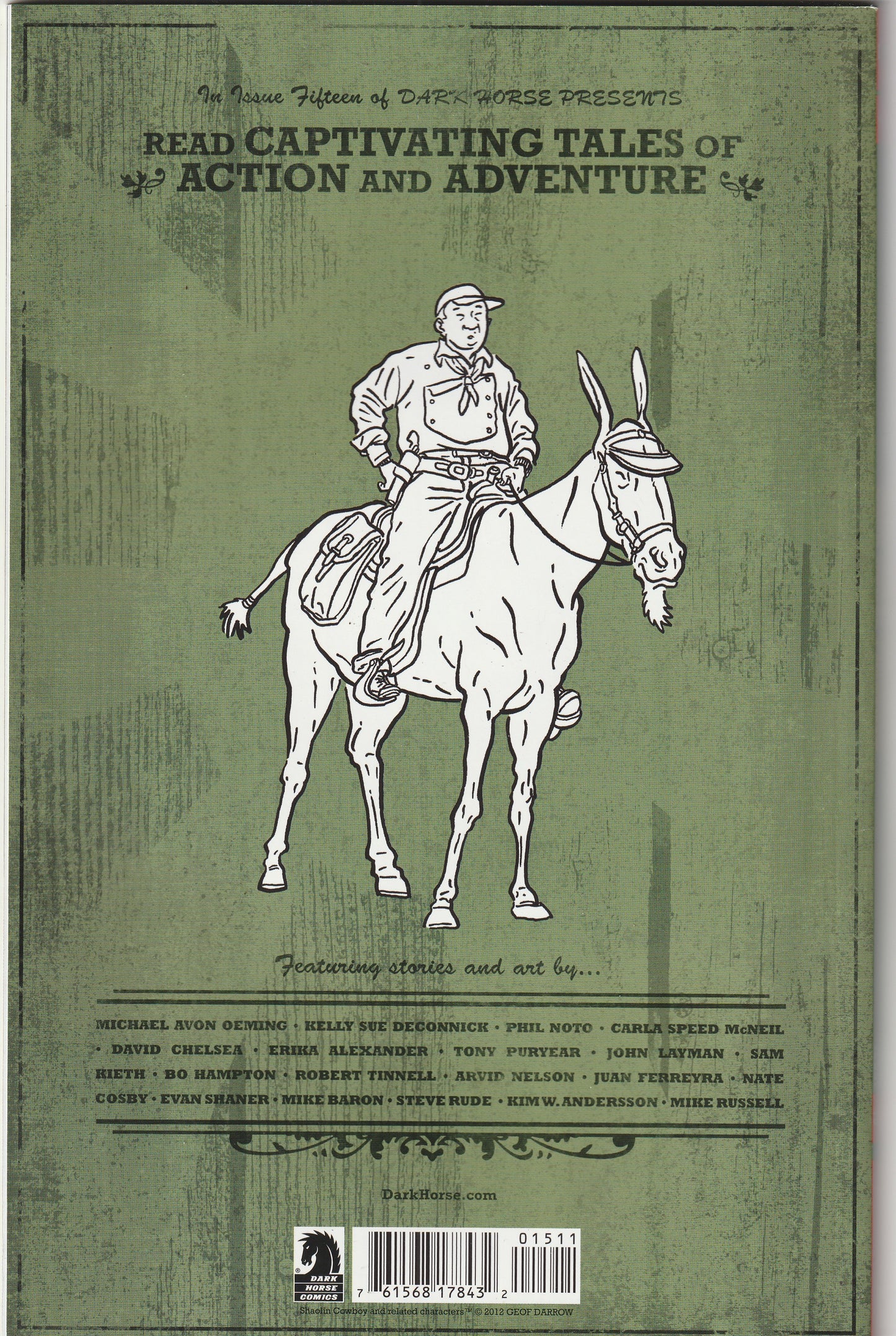 Dark Horse Presents #15 (2012)