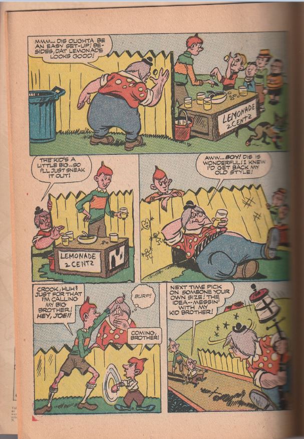 Headline Comics #15 (1945) - Blue Streak appearance