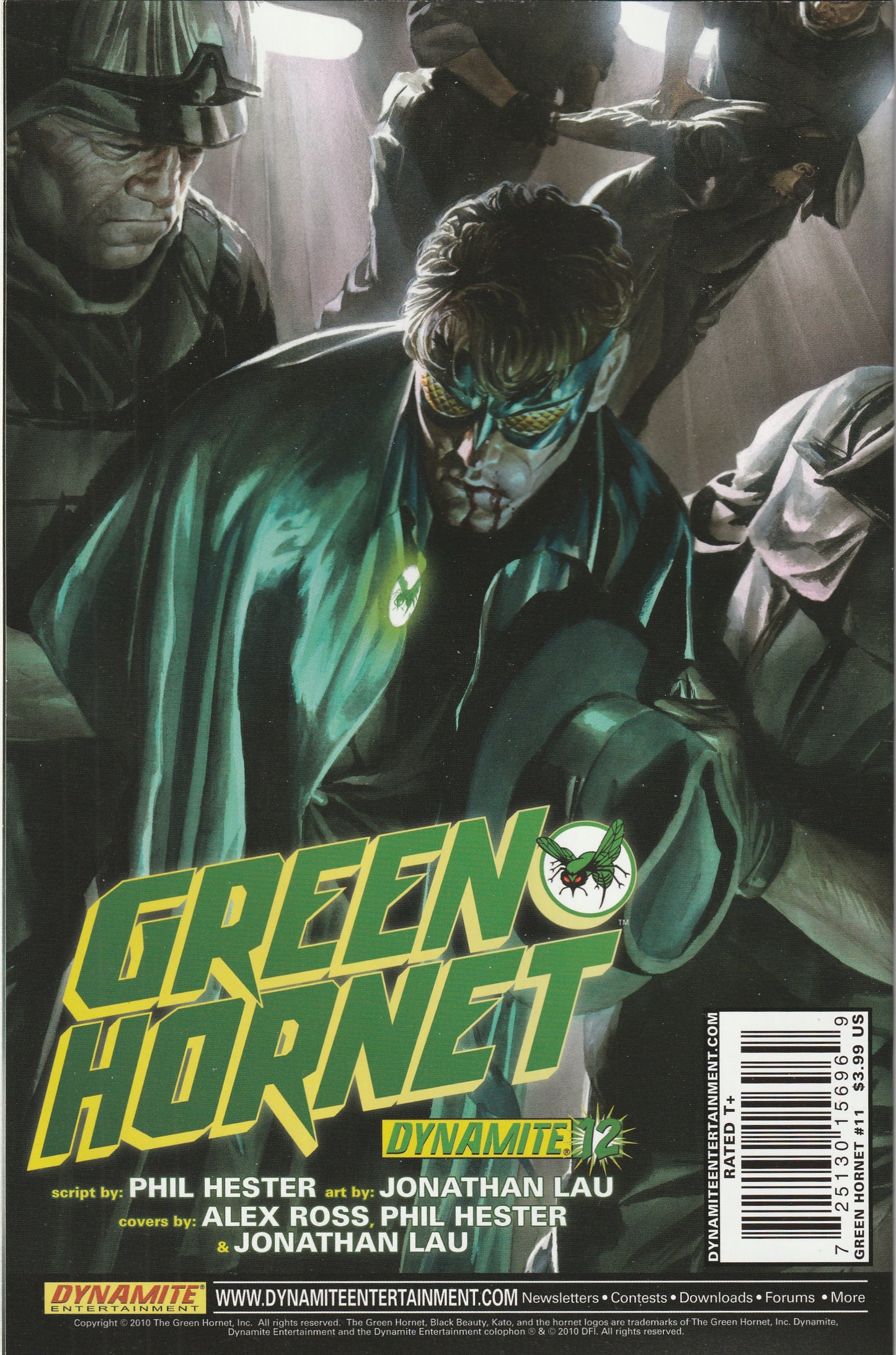 Green Hornet #11 (2010) - Cover by Alex Ross