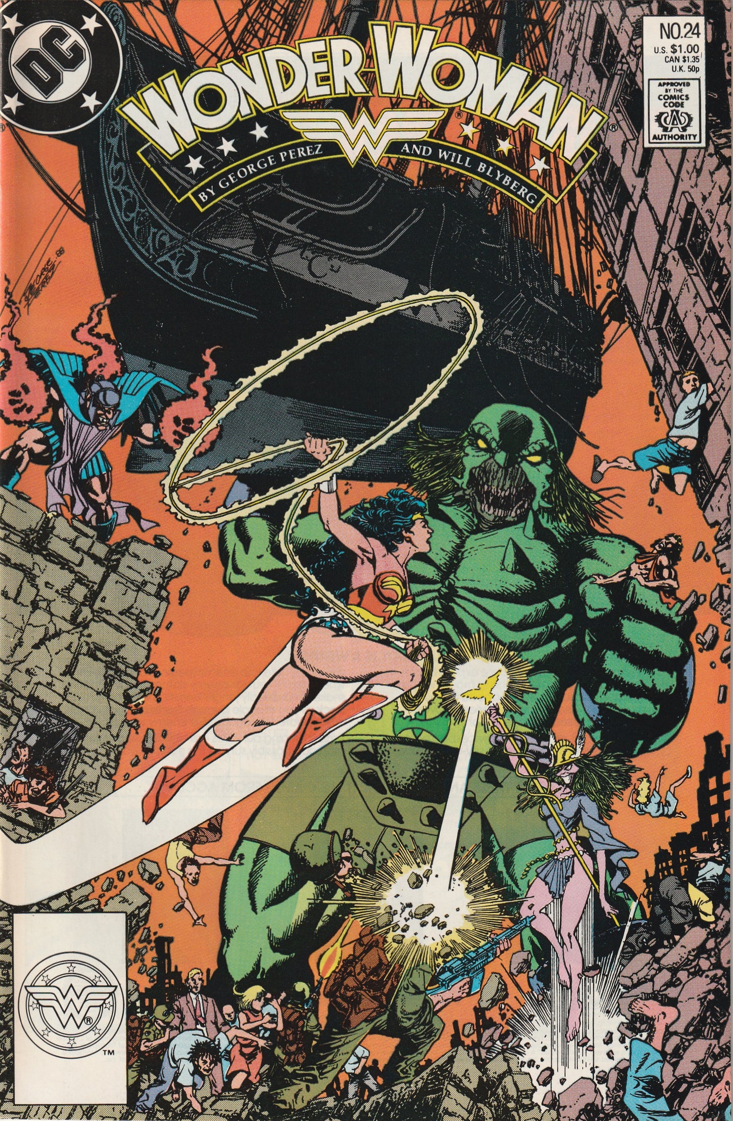 Wonder Woman #24 (1988) - Last George Perez art