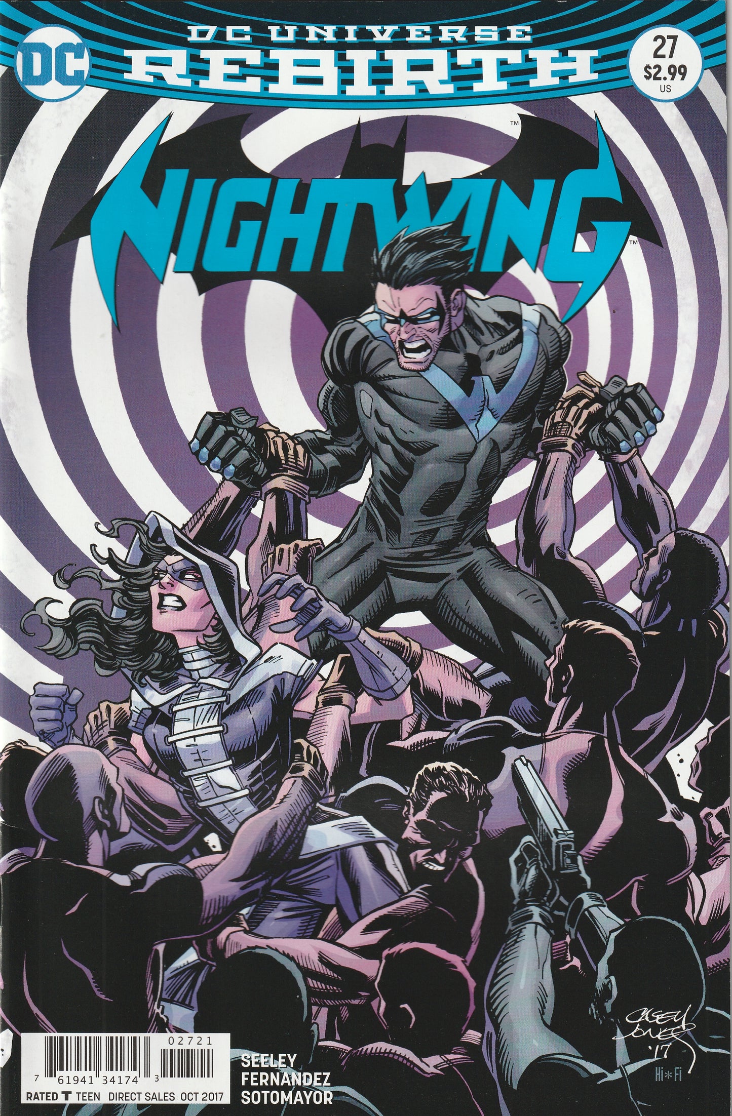 Nightwing #27 (2017) - Variant Casey Jones Cover