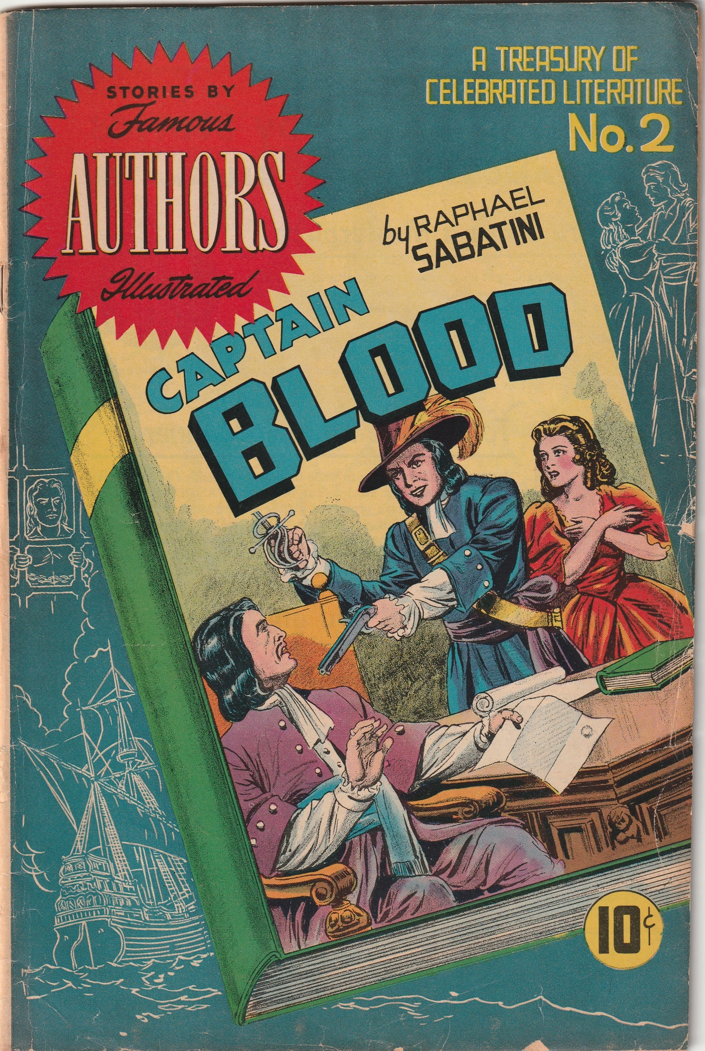 Stories by Famous Authors Illustrated #2 (1950) - Captain Blood