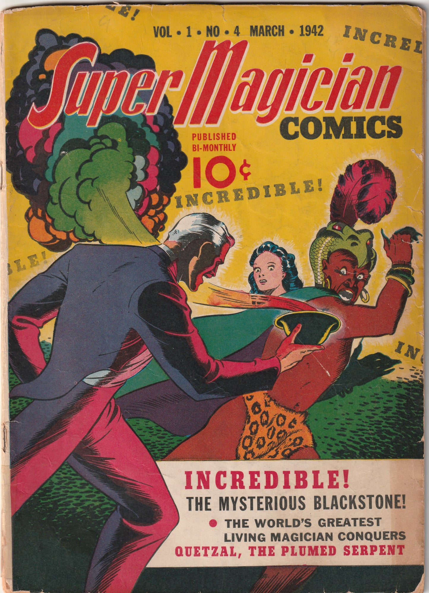 Super Magician Vol 1 #4 (1942) - Origin Transo